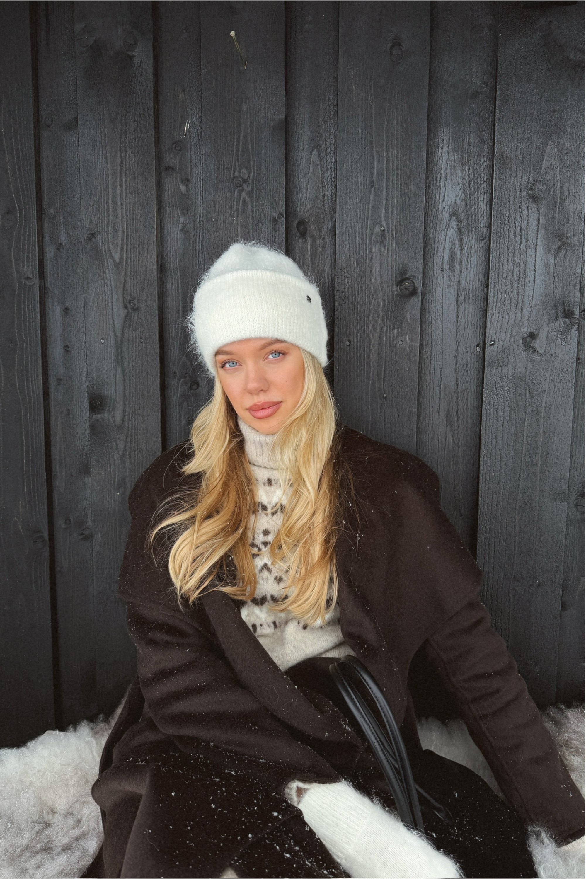 Urban Pioneers Female Aba rib beanie HAT CREAM