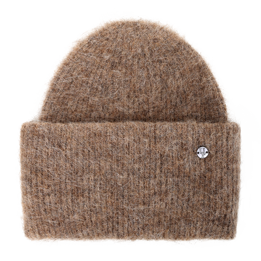 Urban Pioneers Female Aba rib beanie HAT DARK SAND