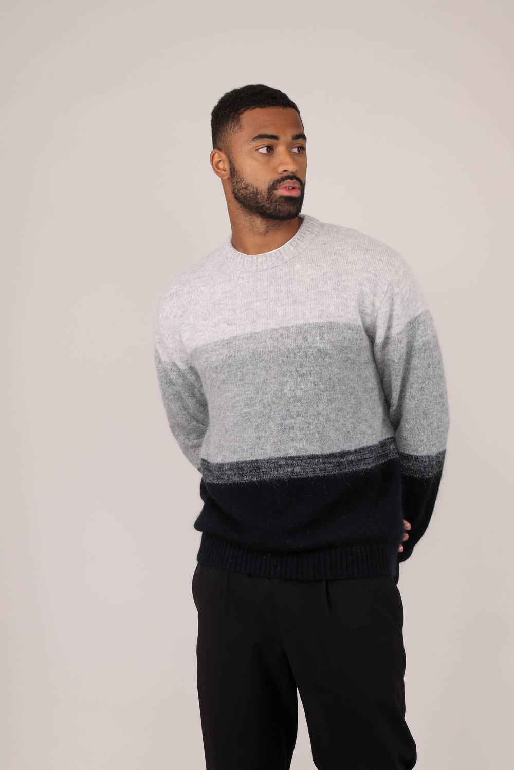 Urban Pioneers Male Ajani Sweater SWEATER GREY MULTI