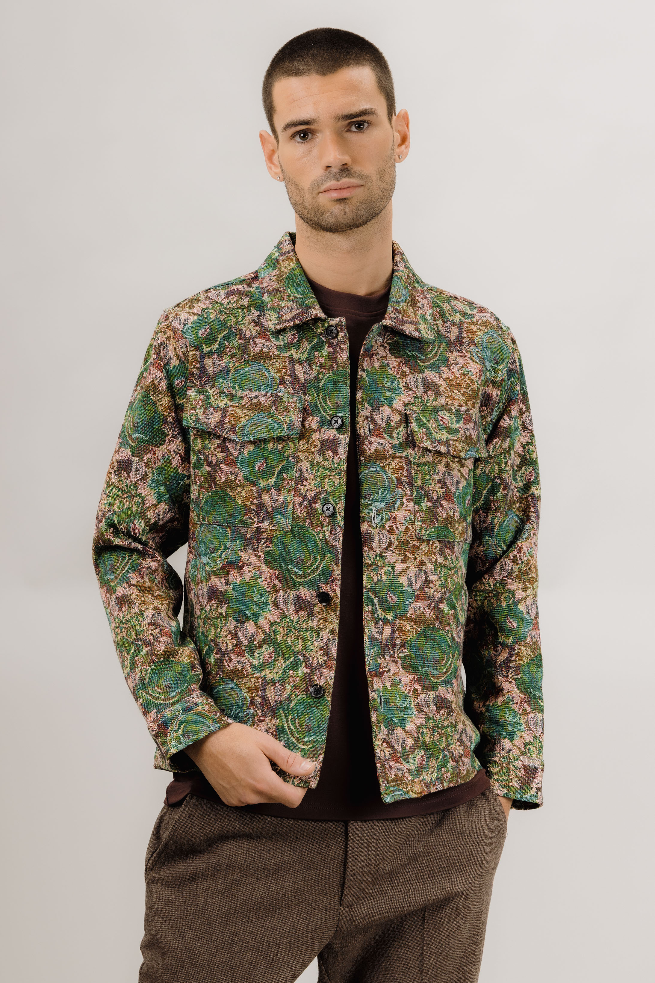 Urban Pioneers Male Albus Overshirt SHIRT MULTICOLOUR