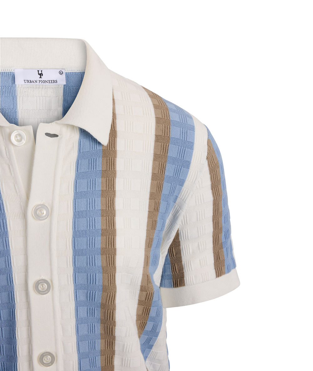 Urban Pioneers Male Alexander SS Shirt SS SHIRT SNOW WHITE