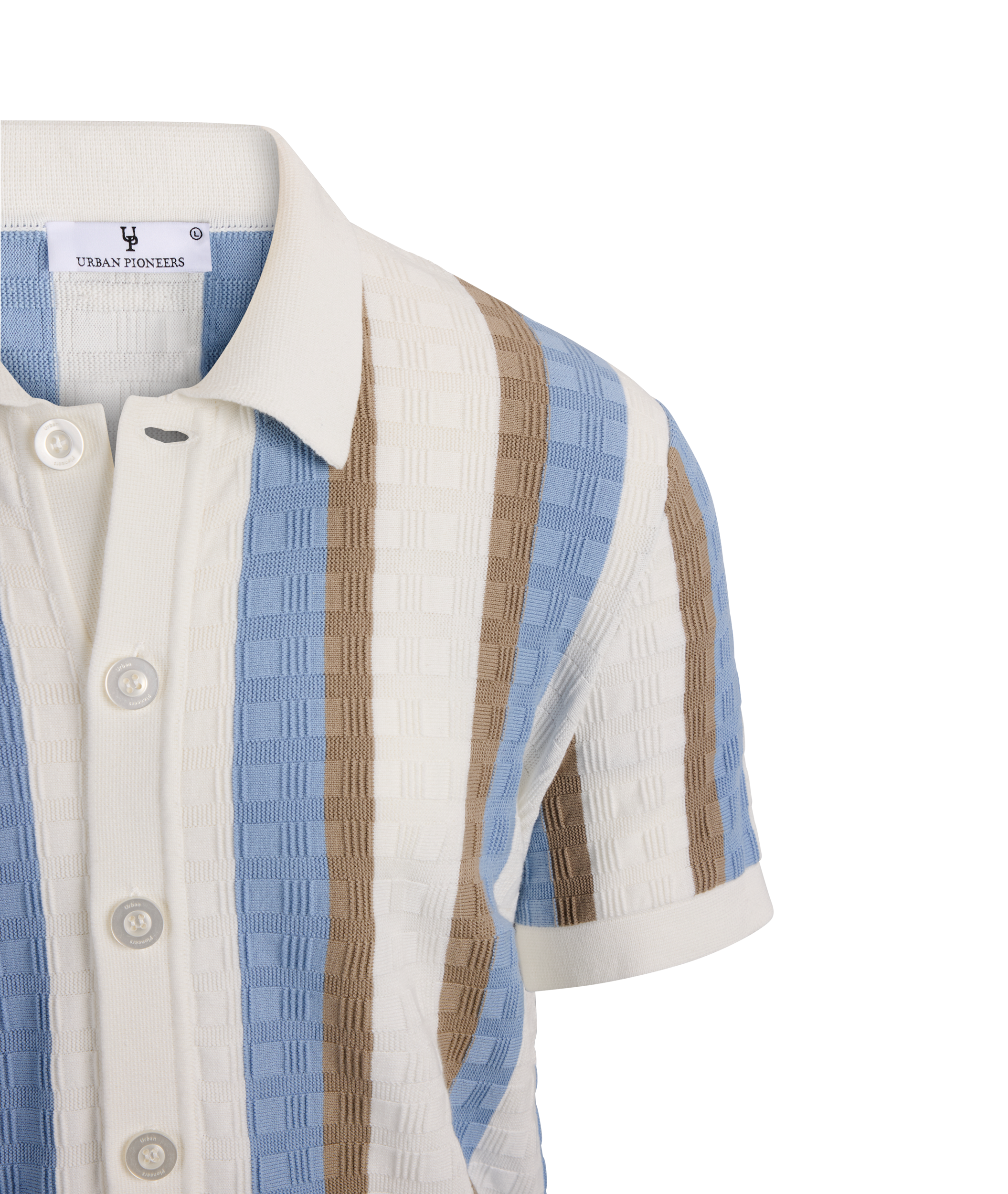 Urban Pioneers Male Alexander SS Shirt SS SHIRT SNOW WHITE