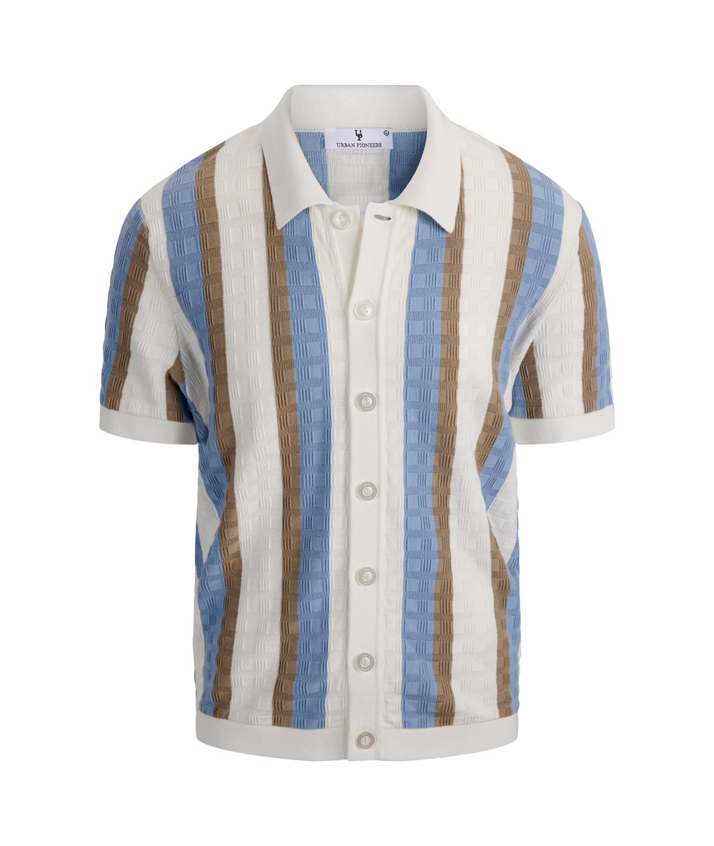 Urban Pioneers Male Alexander SS Shirt SS SHIRT SNOW WHITE