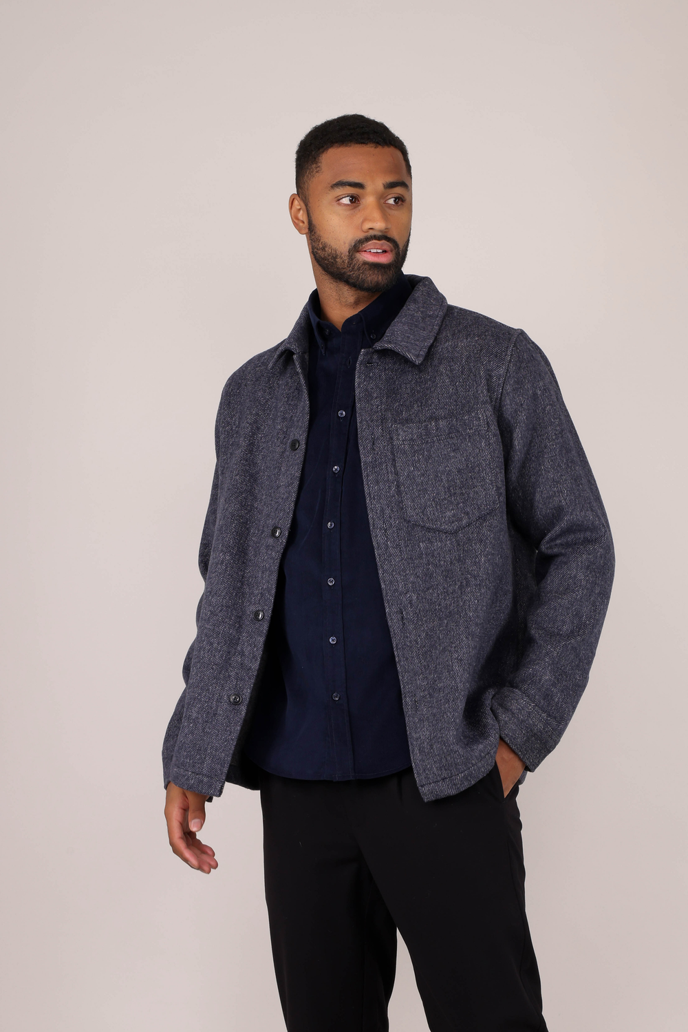 Urban Pioneers Male Aligo Overshirt SHIRT NAVY