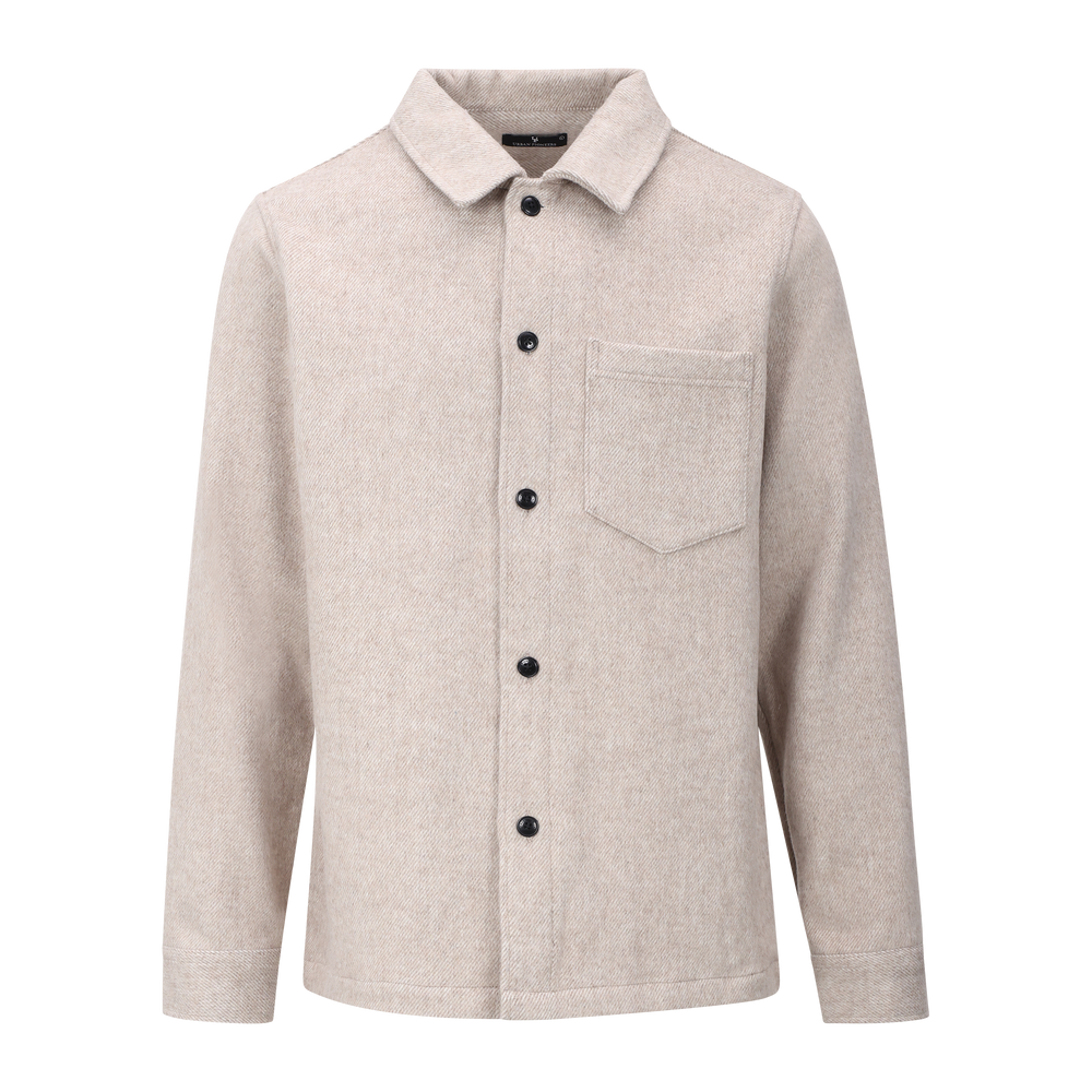 Urban Pioneers Male Aligo Overshirt SHIRT SAND MELANGE