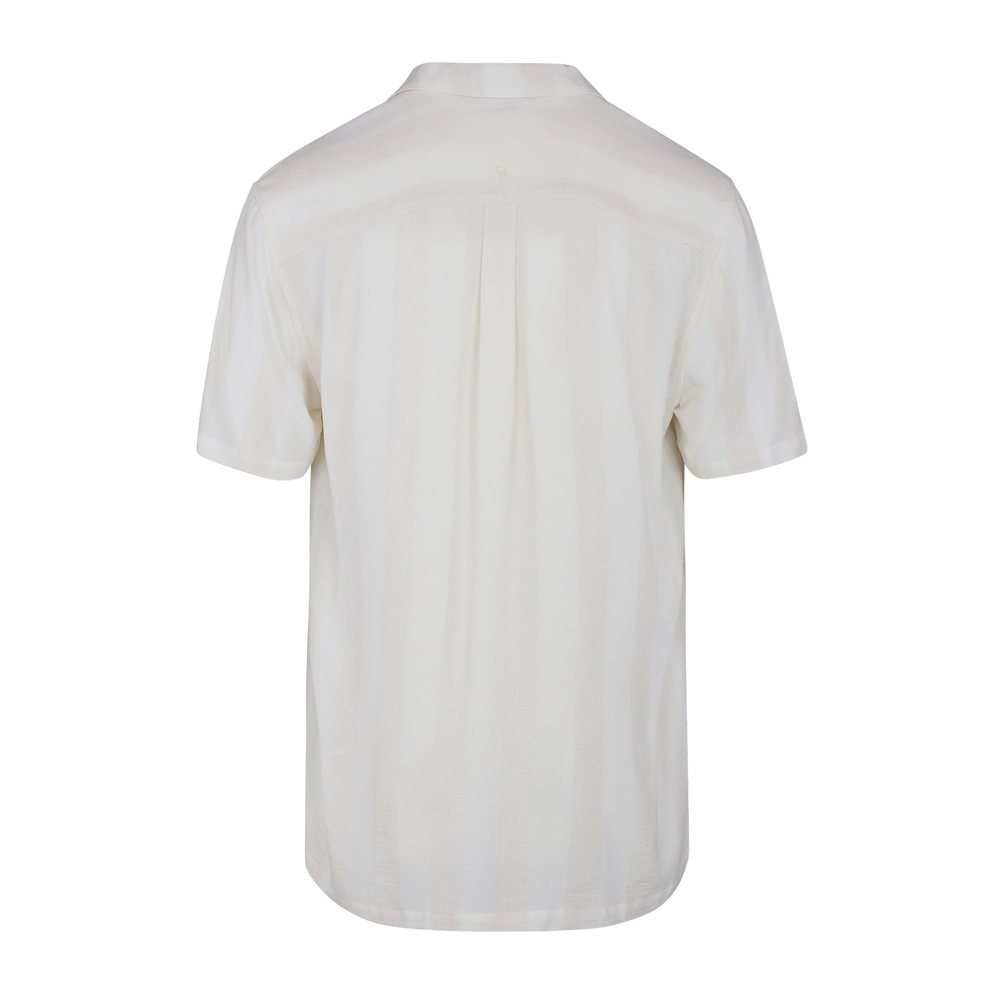 Urban Pioneers Male Alonso SS SHIRT SAND/CREAM
