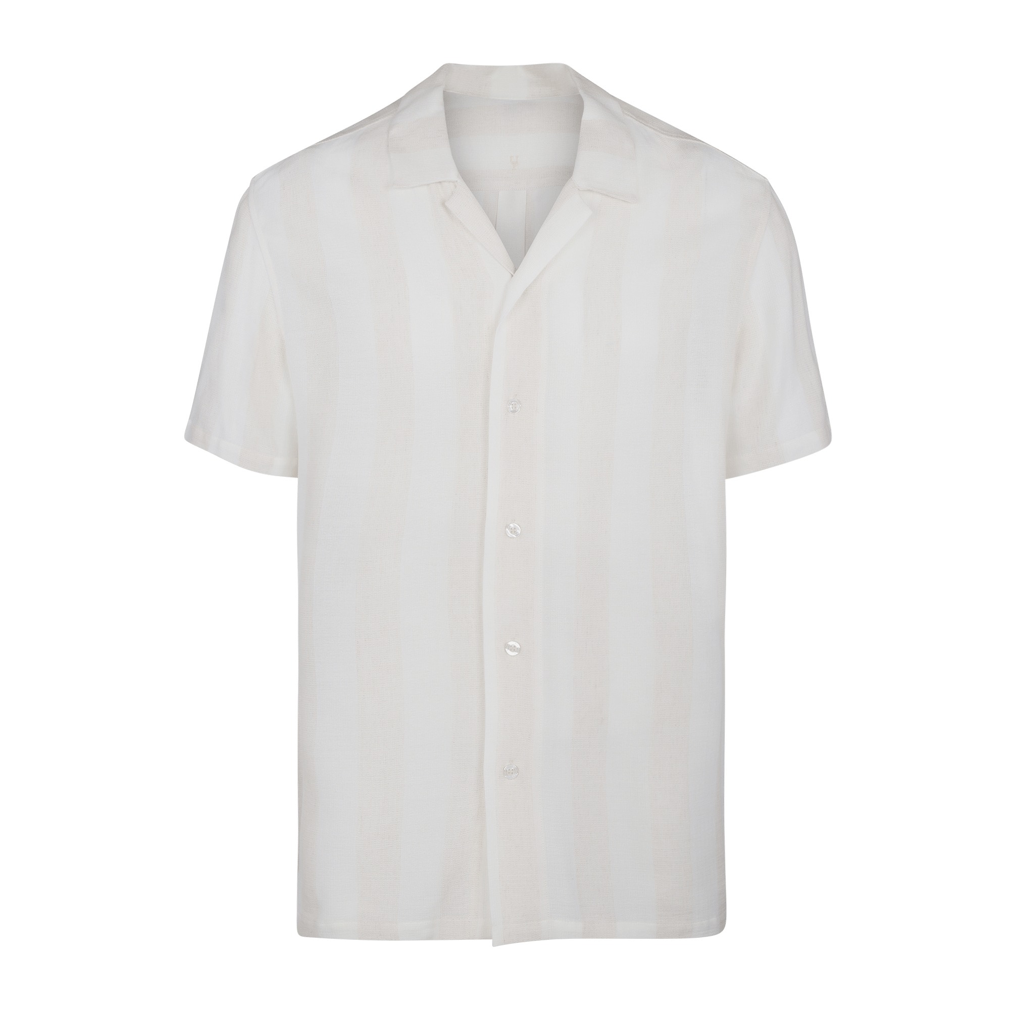 Urban Pioneers Male Alonso SS SHIRT SAND/CREAM