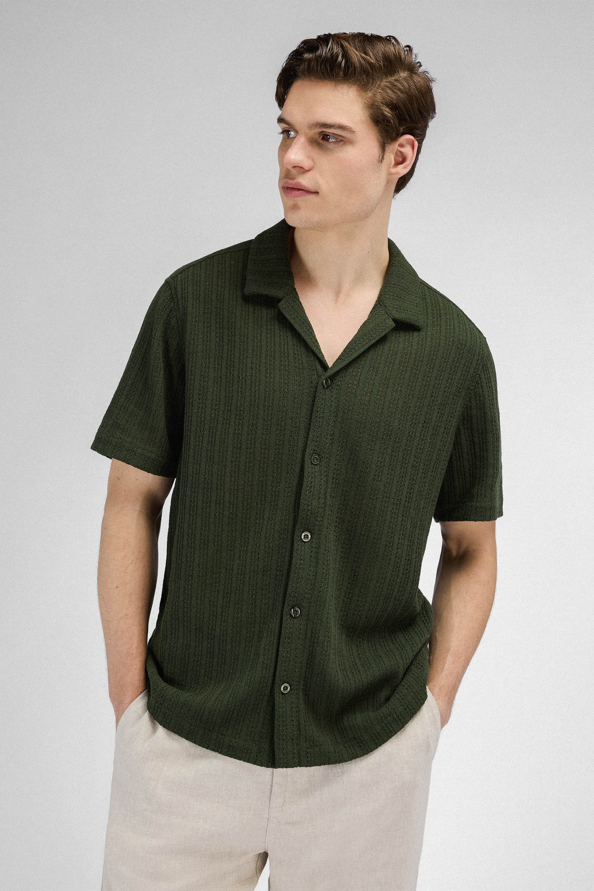 Urban Pioneers Male Amadeo SS Shirt SS SHIRT FOREST NIGHT