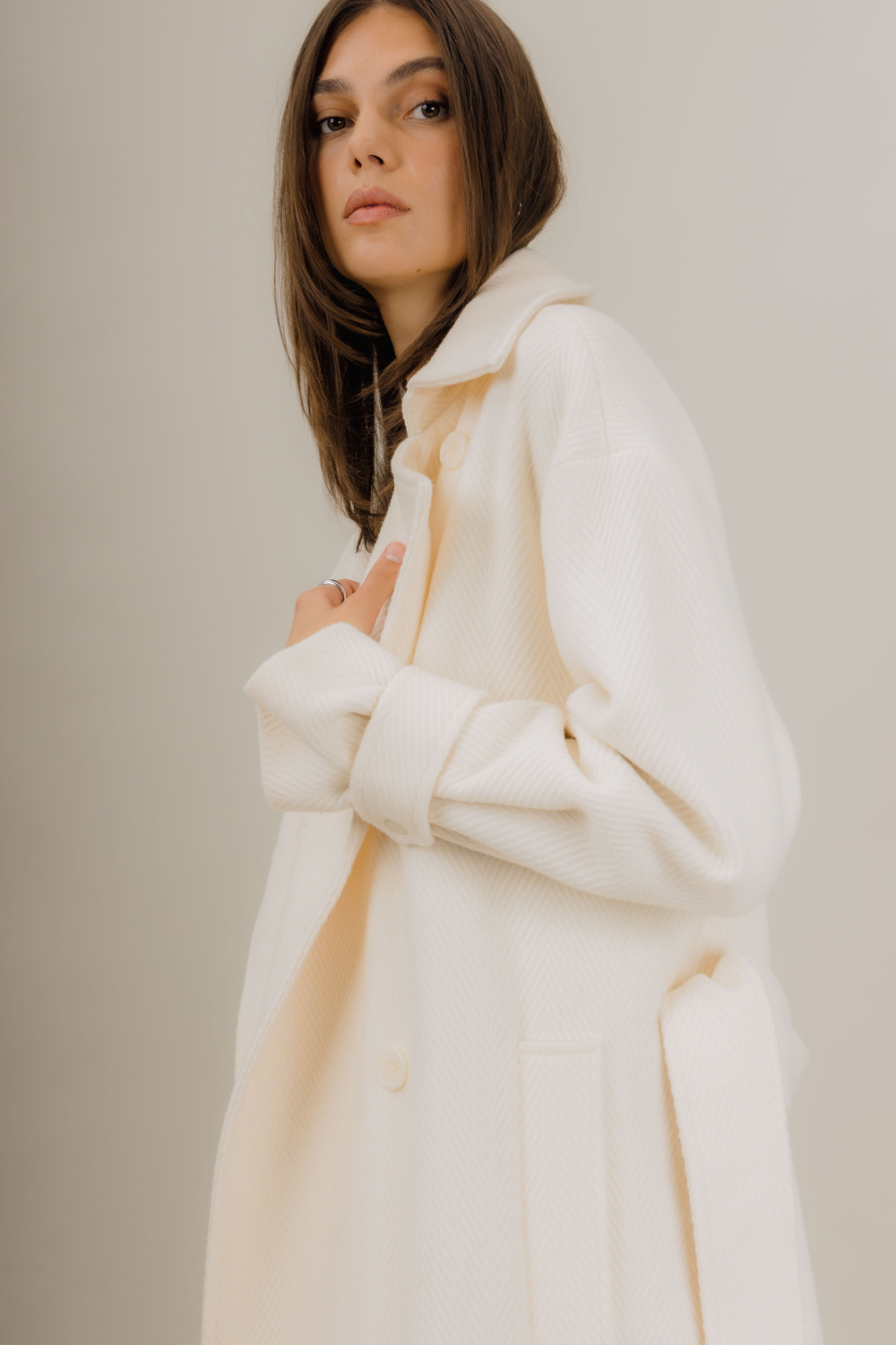 Urban Pioneers Female Amelie Trenchcoat COAT PURE CREAM