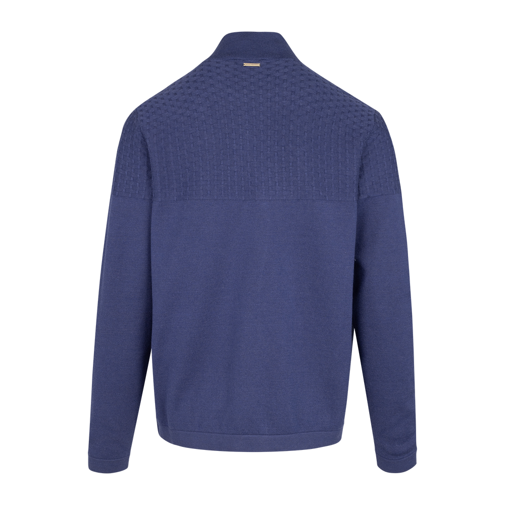 Urban Pioneers Male Amman Half-zip SWEATER DENIM