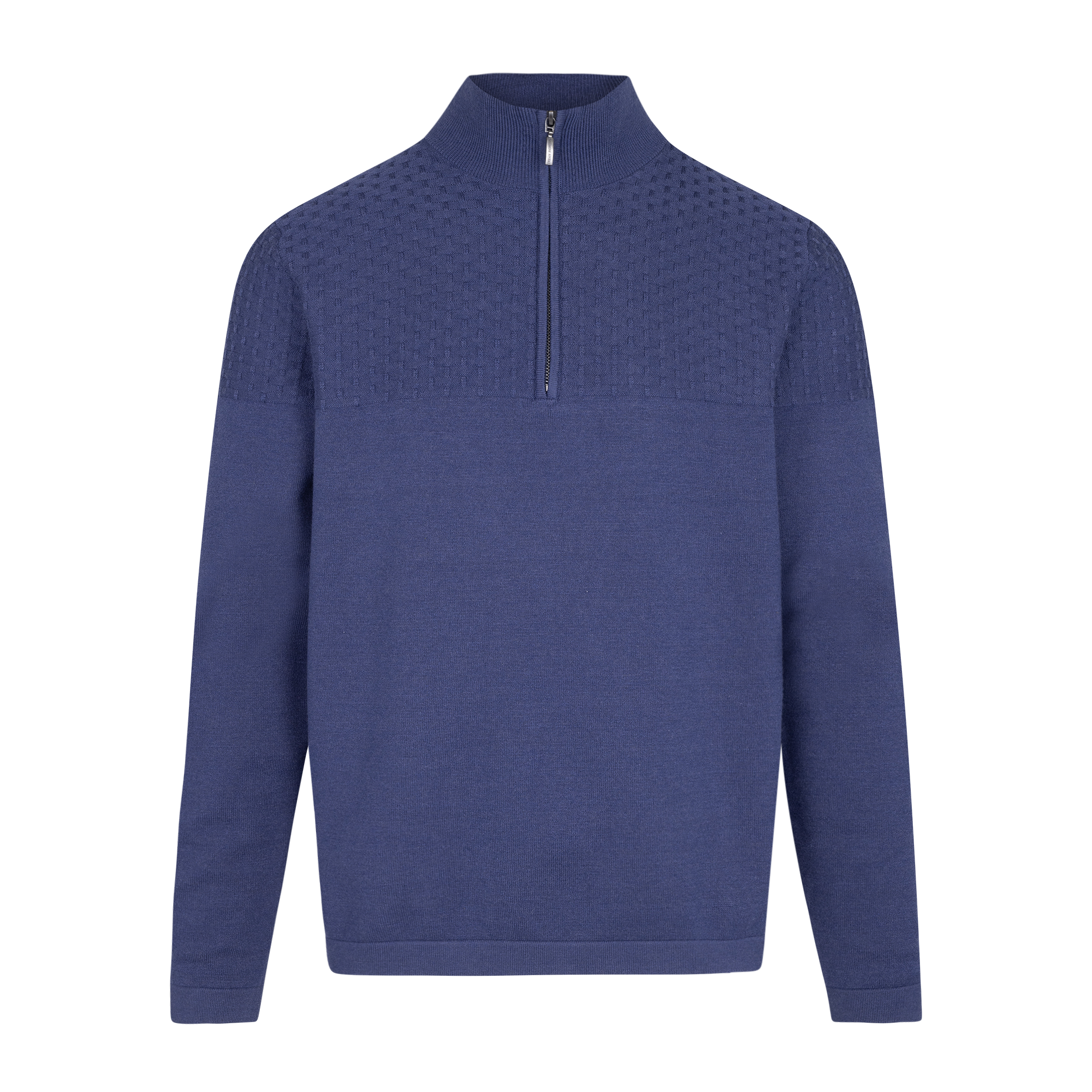 Urban Pioneers Male Amman Half-zip SWEATER DENIM