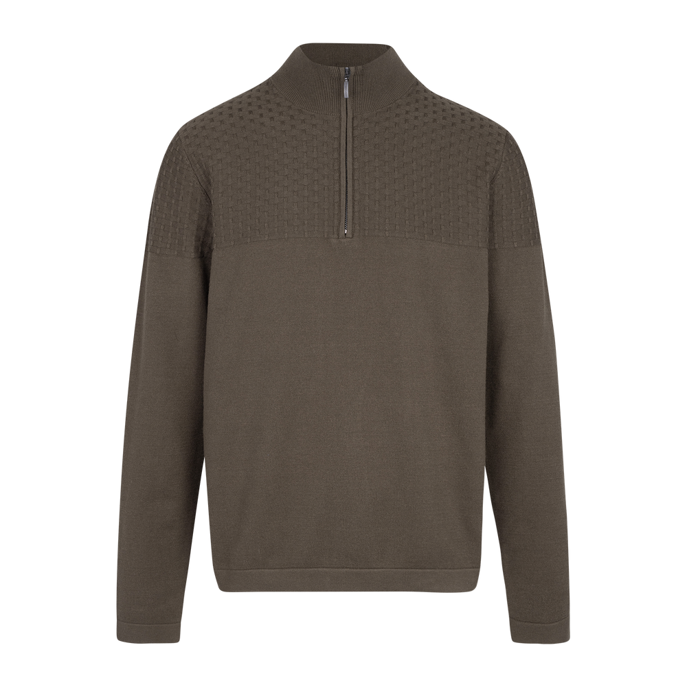 Urban Pioneers Male Amman Half-zip SWEATER OLIVE