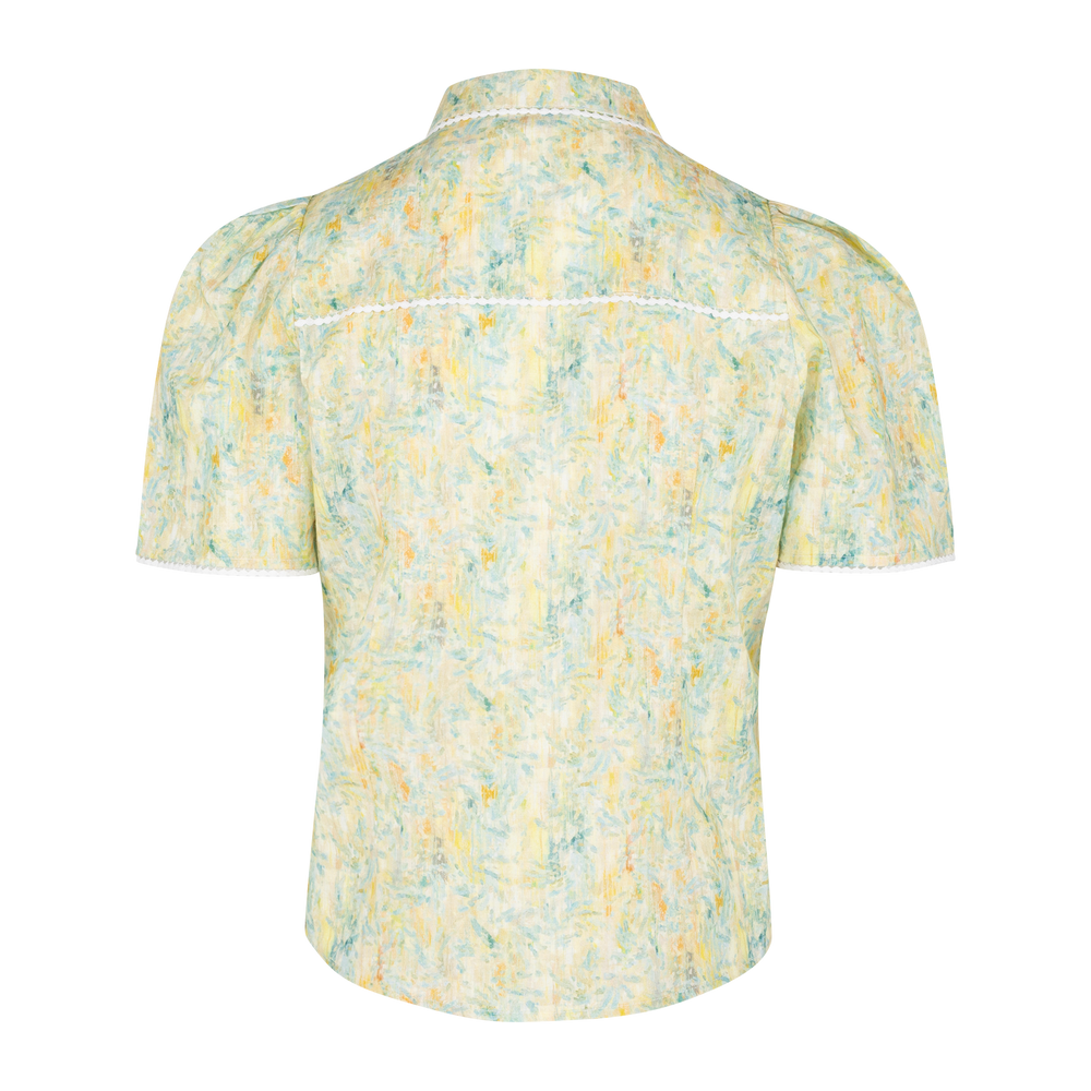 Urban Pioneers Female Amrita SS SHIRT YELLOW AOP