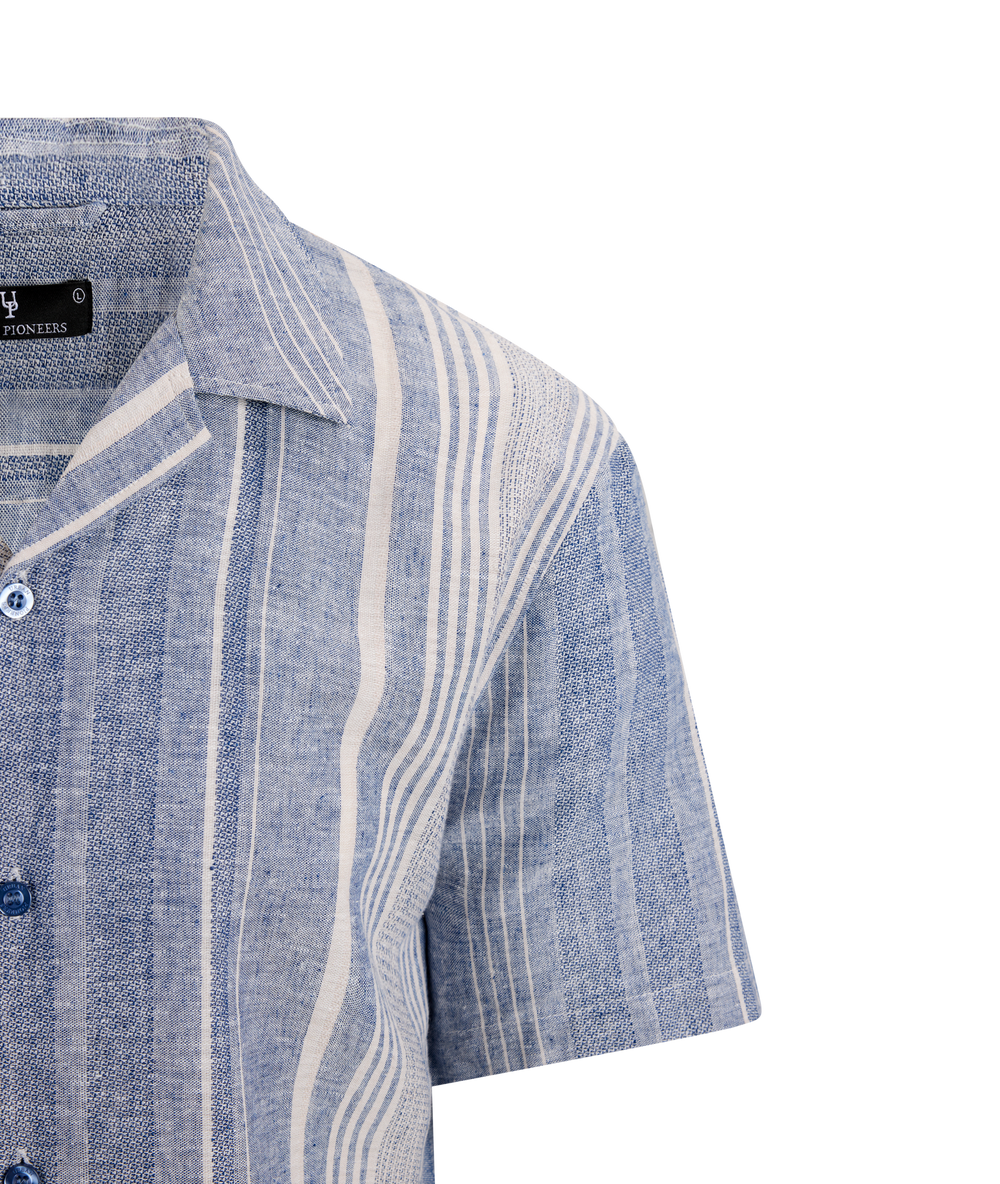 Urban Pioneers Male Anthony SS Shirt SS SHIRT BLUE