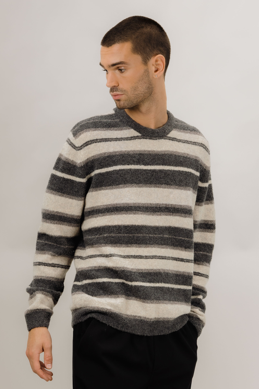 Urban Pioneers Male Arlo Sweater SWEATER CHARCOAL MULTI