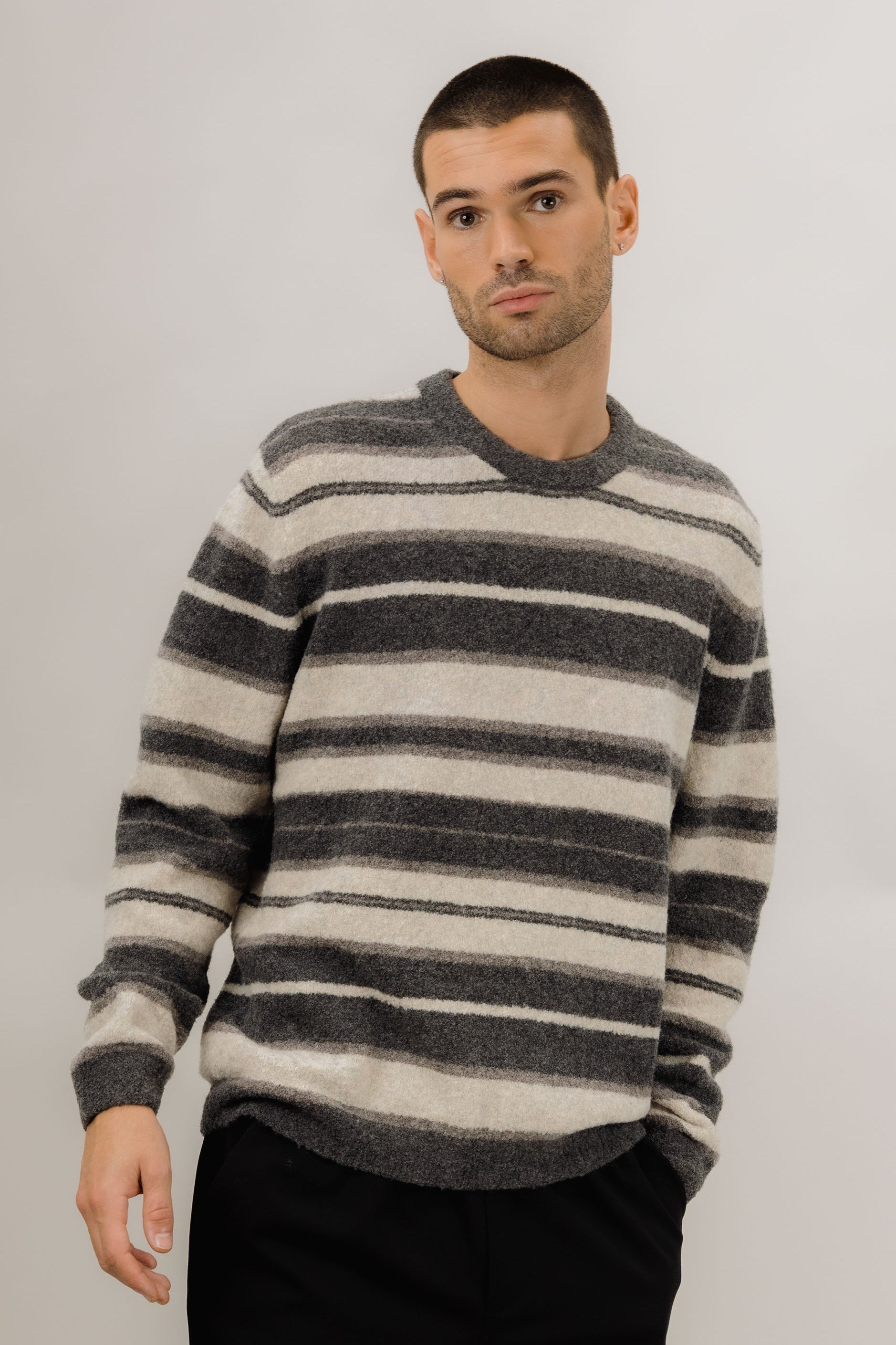 Urban Pioneers Male Arlo Sweater SWEATER CHARCOAL MULTI