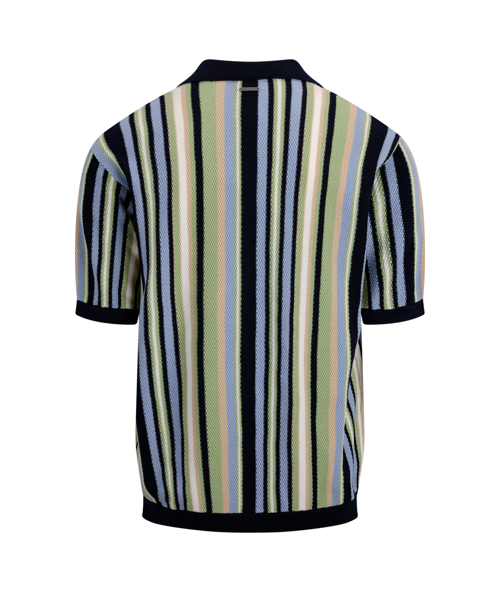 Urban Pioneers Male Armando SS Shirt SS SHIRT DARK NAVY MULTI