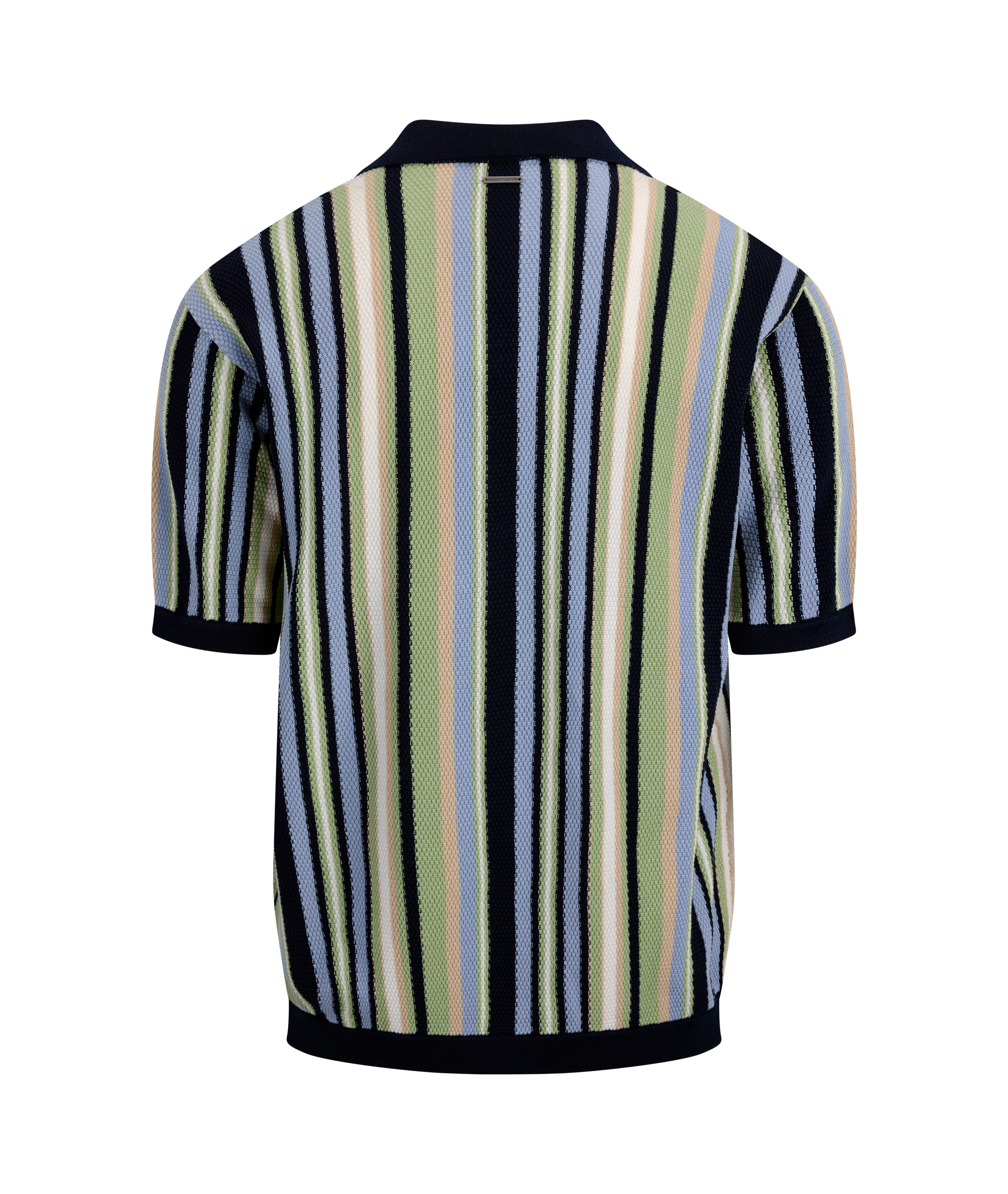 Urban Pioneers Male Armando SS Shirt SS SHIRT DARK NAVY MULTI