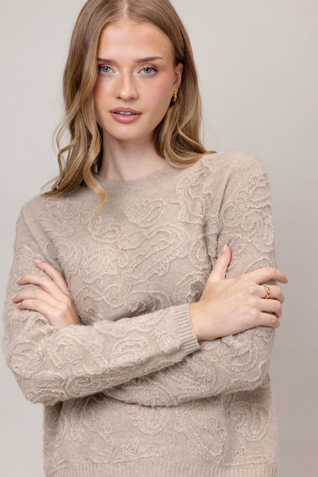 Urban Pioneers Female Barbara Sweater SWEATER LIGHT SAND