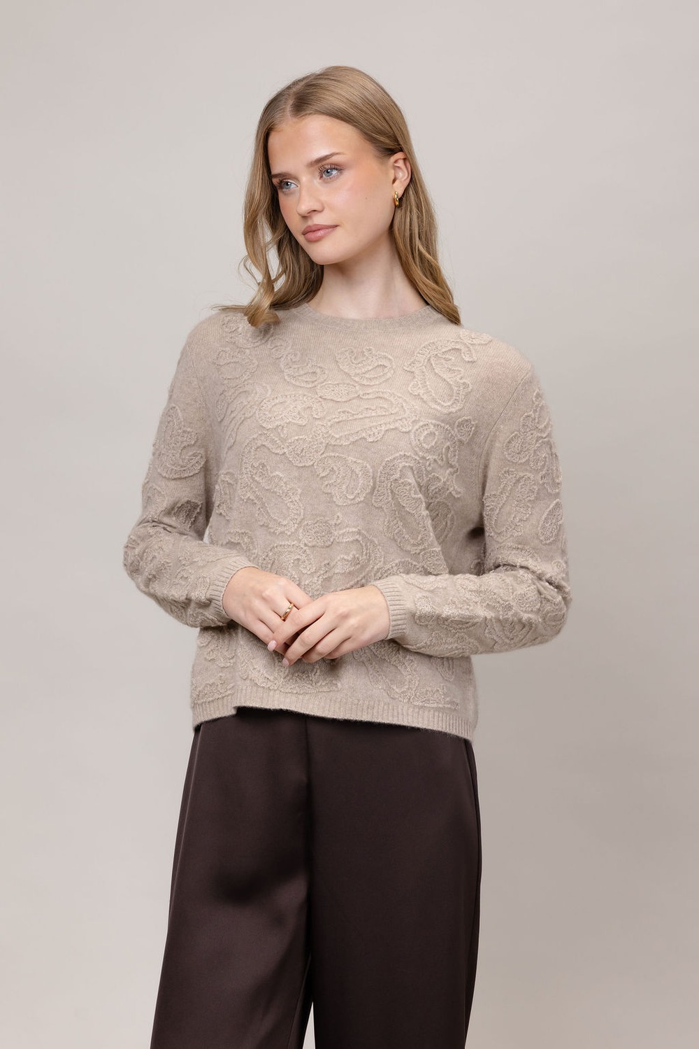 Urban Pioneers Female Barbara Sweater SWEATER LIGHT SAND