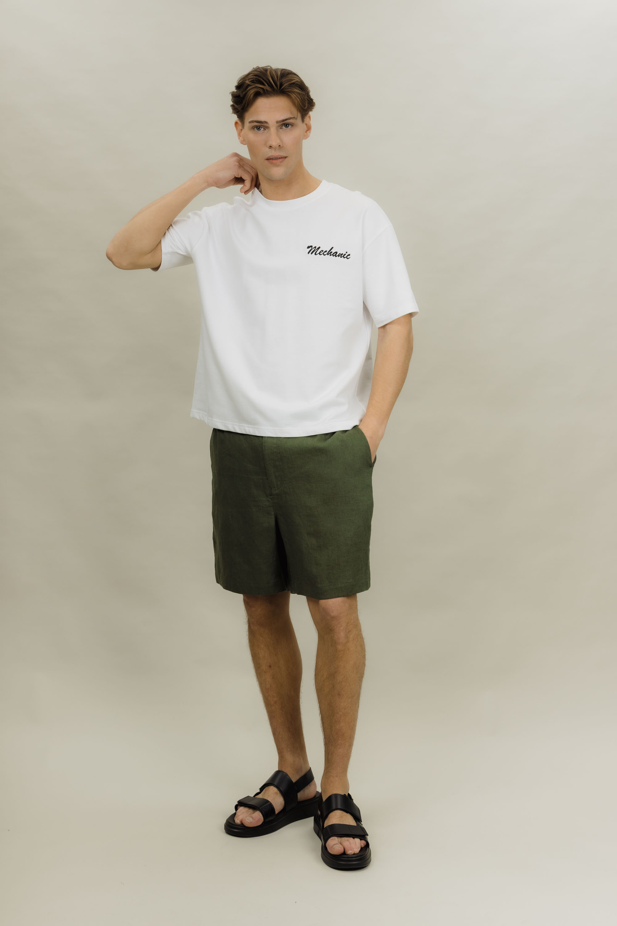 Urban Pioneers Male Bartolo Shorts SHORTS OLIVE