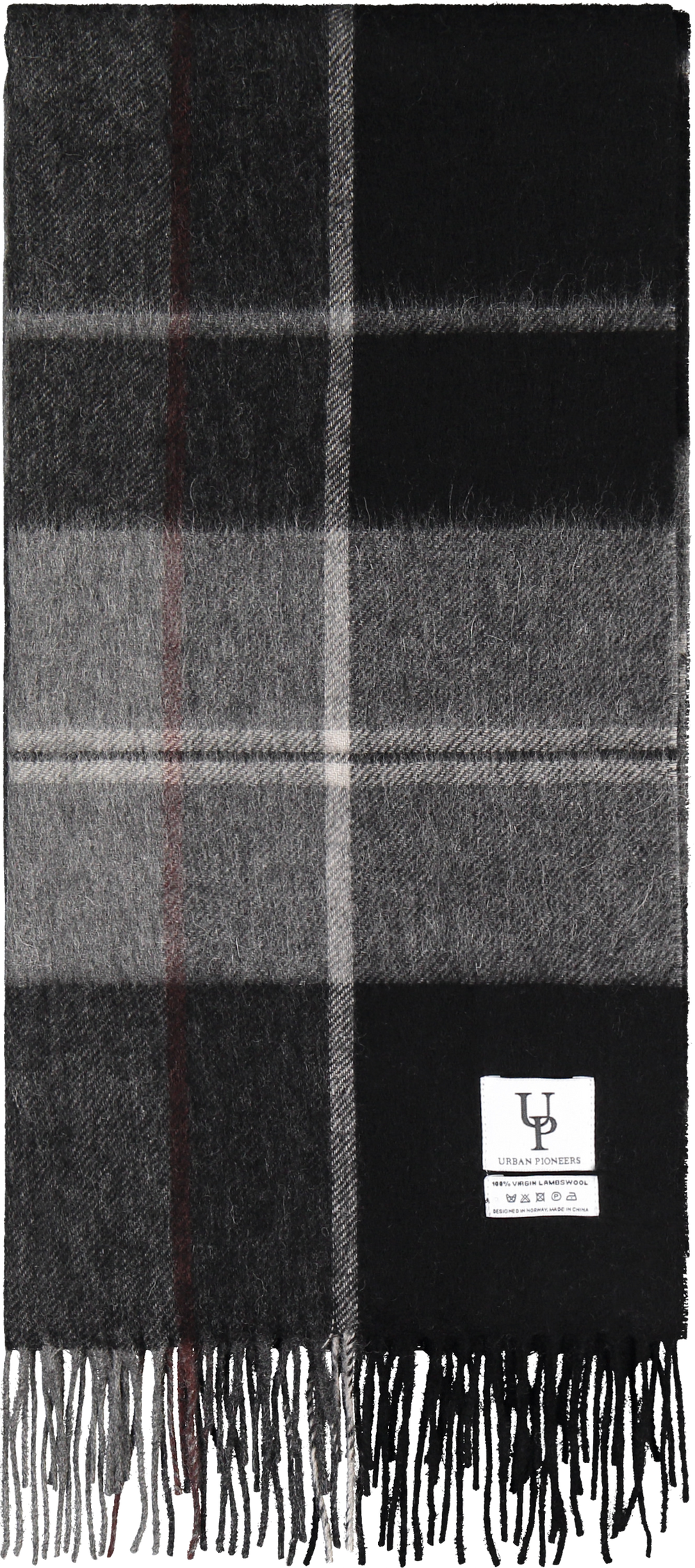 Urban Pioneers Uni Bea Scarf SCARF BLACK CHECK