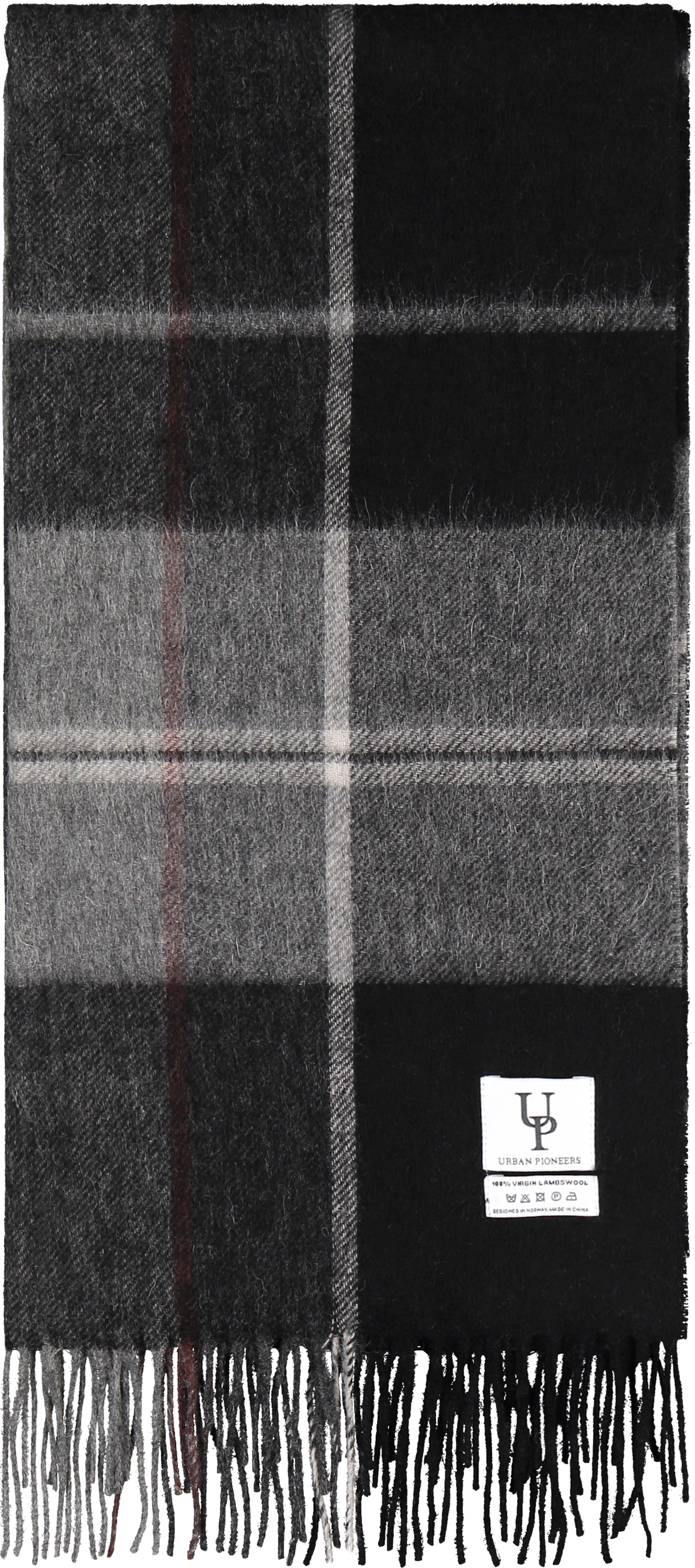 Urban Pioneers Uni Bea Scarf SCARF BLACK CHECK