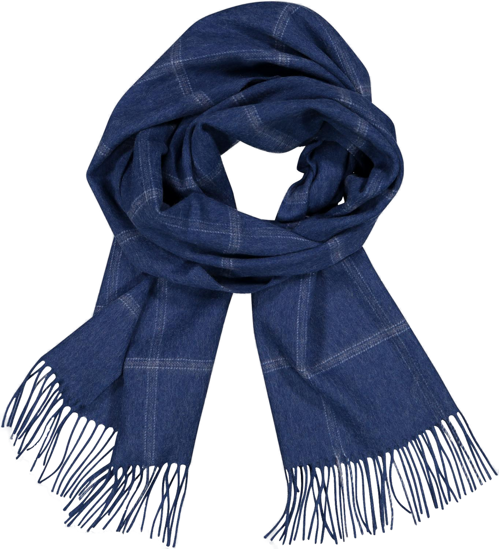 Urban Pioneers Uni Bea Scarf SCARF MID BLUE CHECK