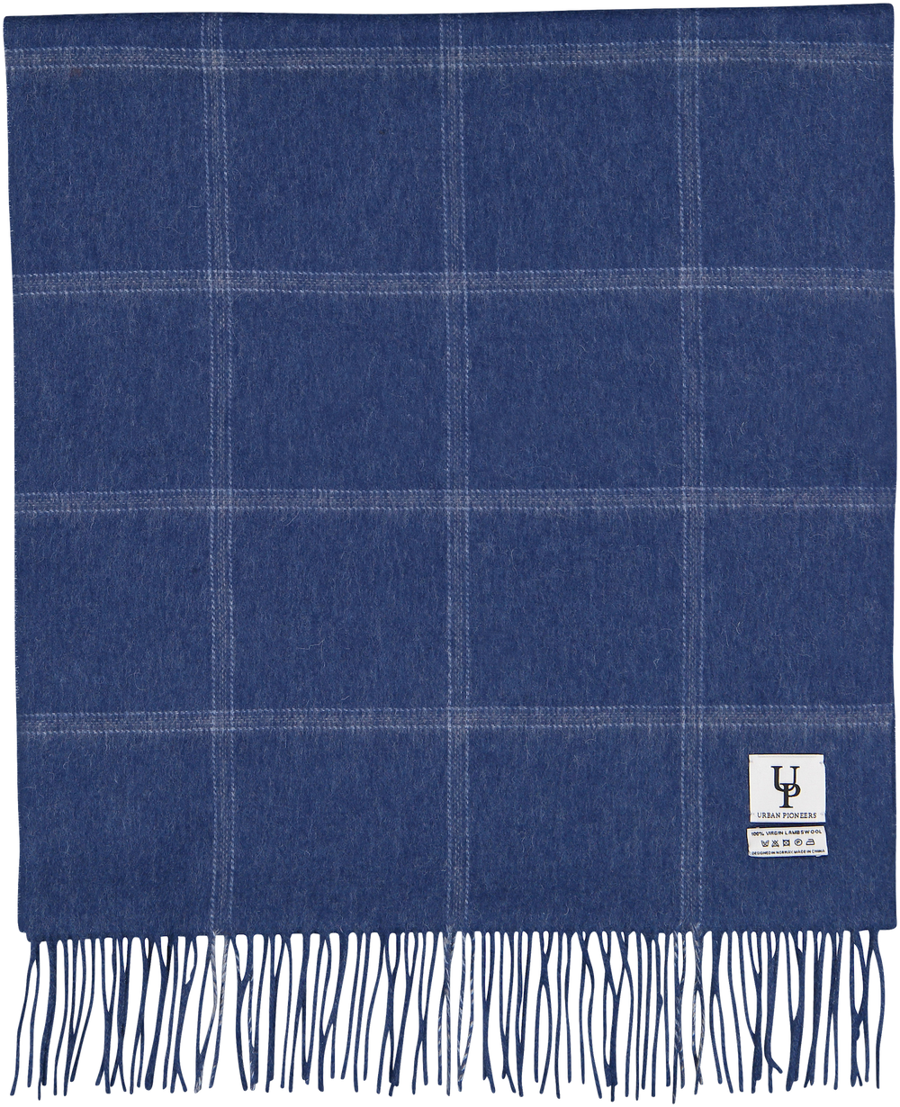 Urban Pioneers Uni Bea Scarf SCARF MID BLUE CHECK