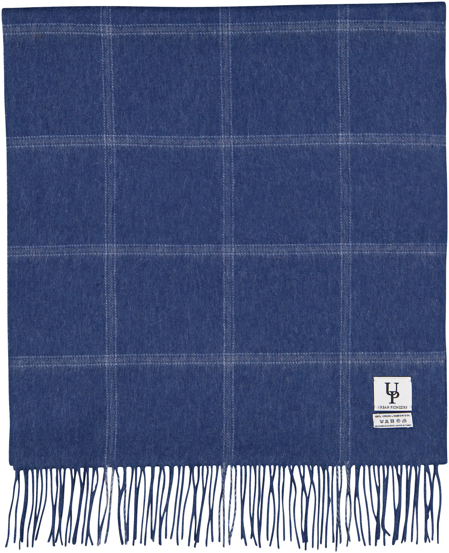 Urban Pioneers Uni Bea Scarf SCARF MID BLUE CHECK