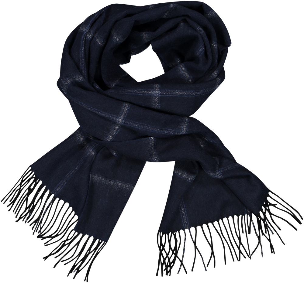 Urban Pioneers Uni Bea Scarf SCARF NAVY STRIPED CHECK