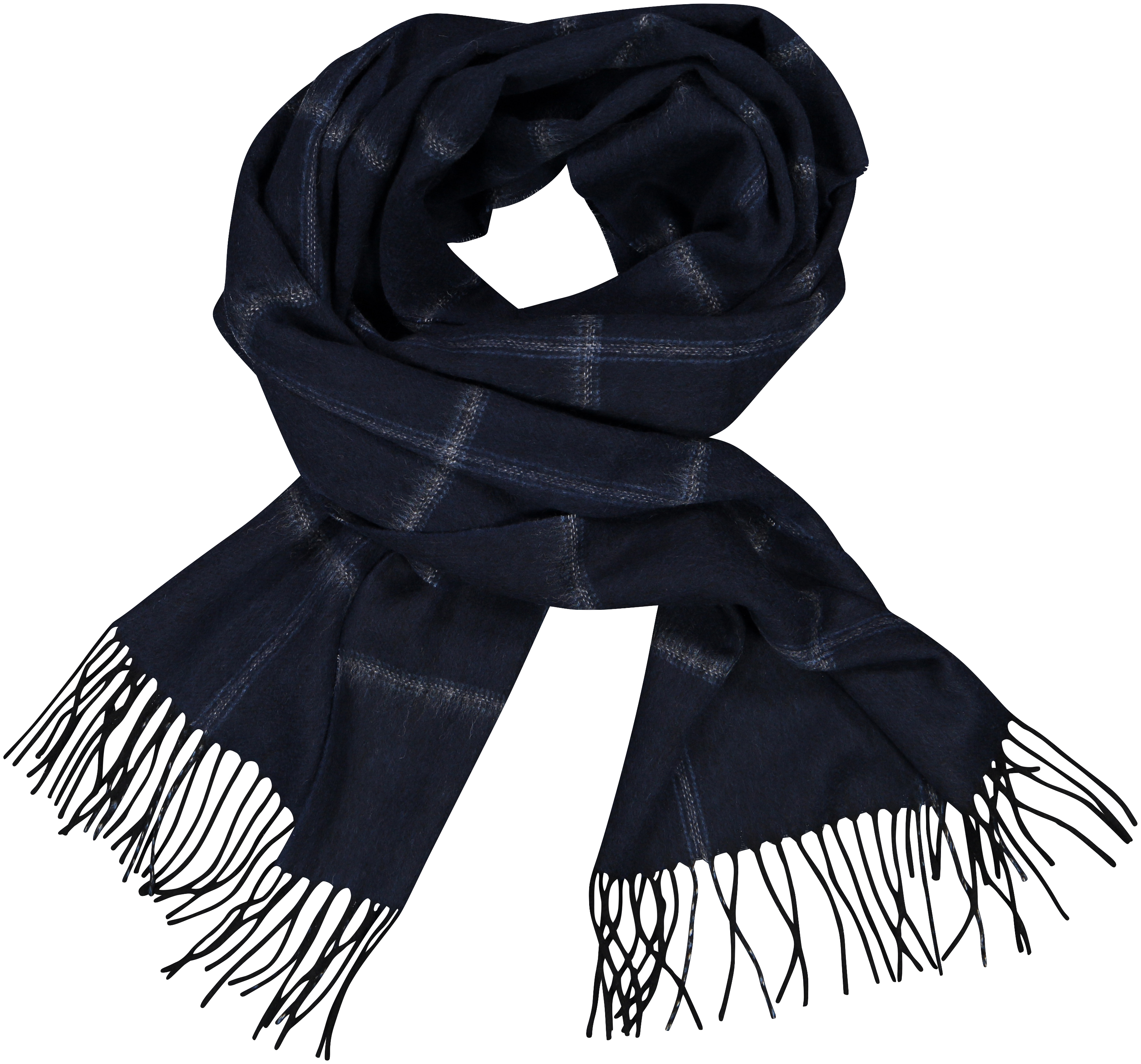 Urban Pioneers Uni Bea Scarf SCARF NAVY STRIPED CHECK