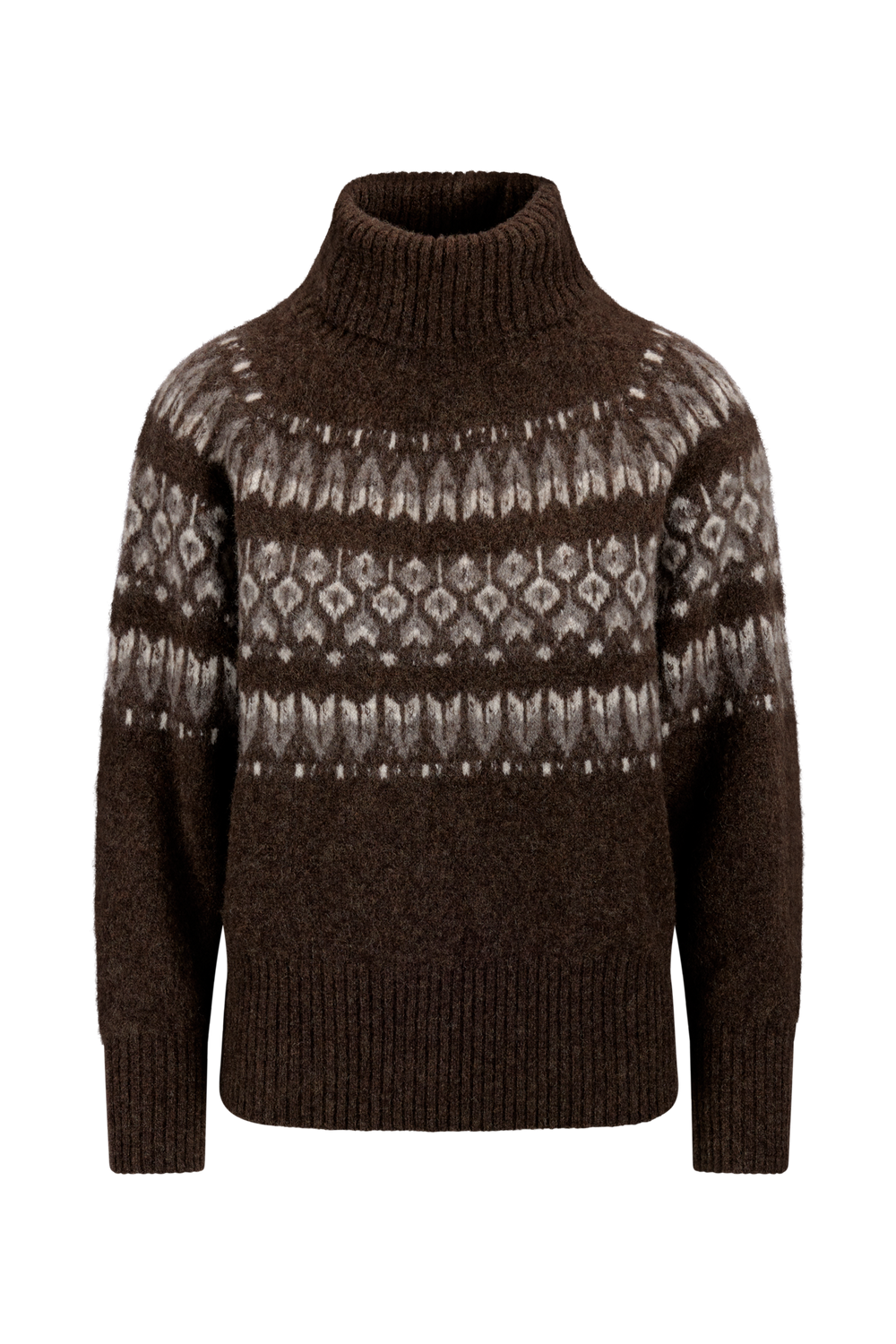 Urban Pioneers Female Benazri Turtleneck SWEATER DARK BROWN