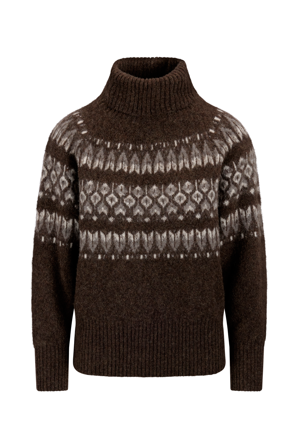 Urban Pioneers Female Benazri Turtleneck SWEATER DARK BROWN