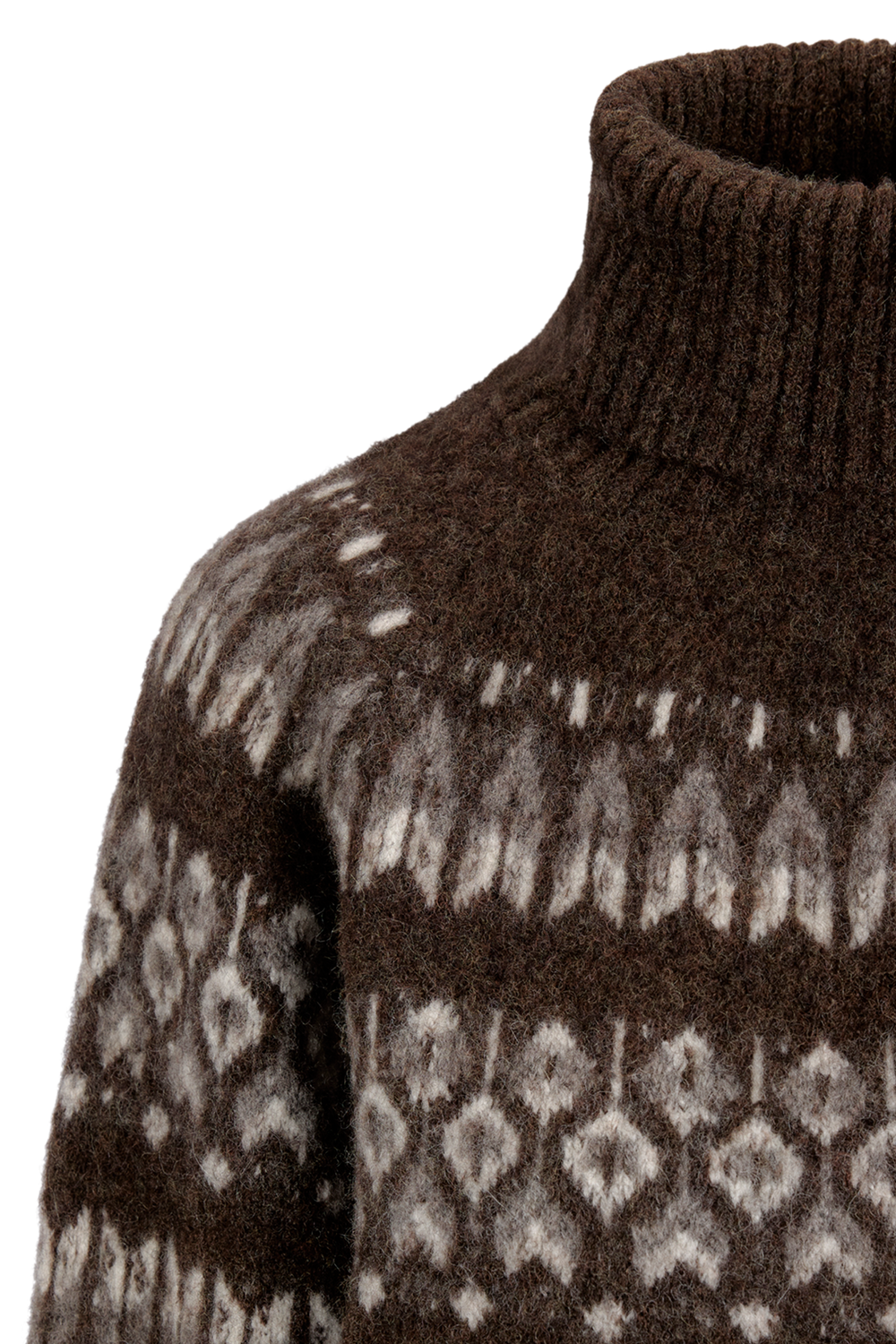 Urban Pioneers Female Benazri Turtleneck SWEATER DARK BROWN
