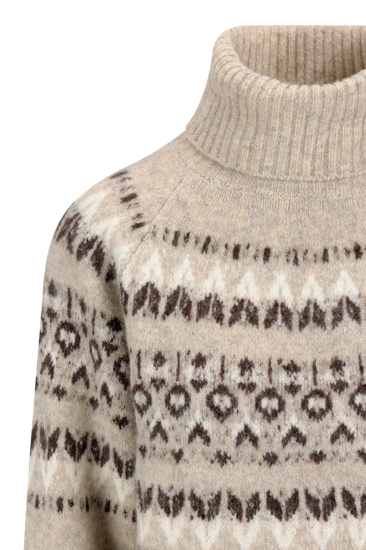Urban Pioneers Female Benazri Turtleneck SWEATER LIGHT SAND
