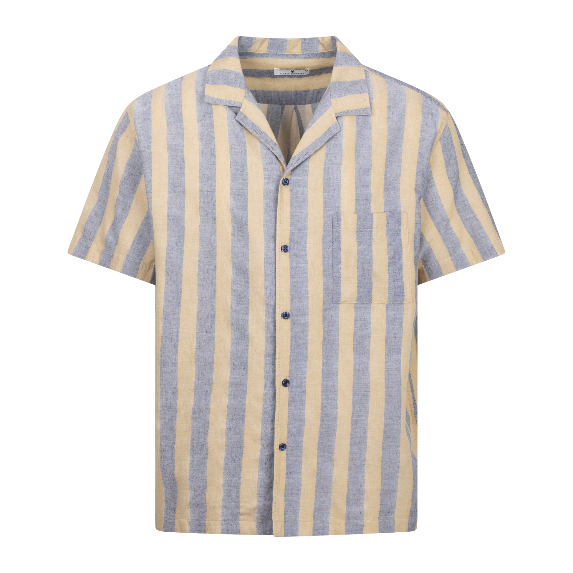 Urban Pioneers Male Bernard SS SHIRT BLUE