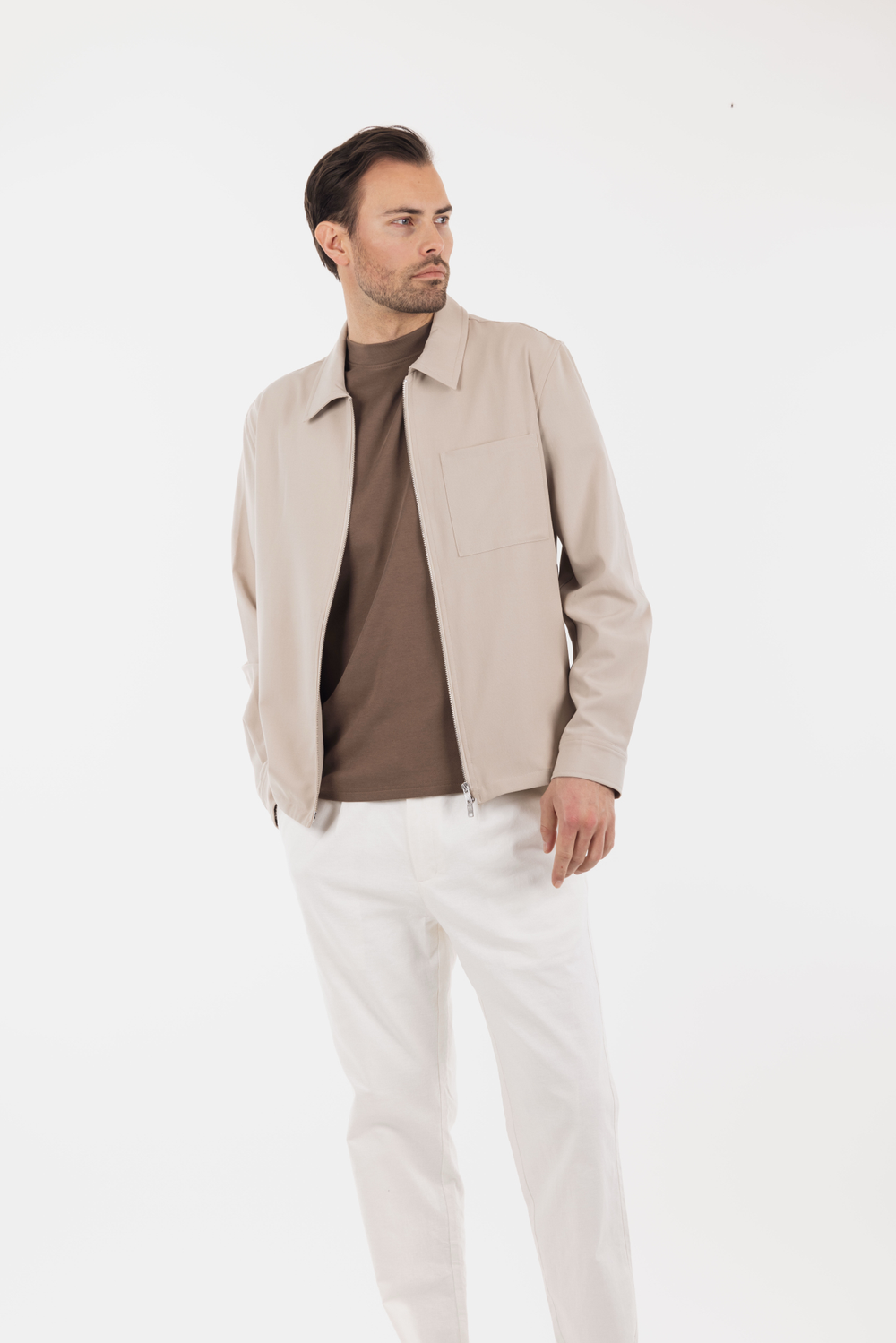 Urban Pioneers Male Boz Overshirt SHIRT KHAKI