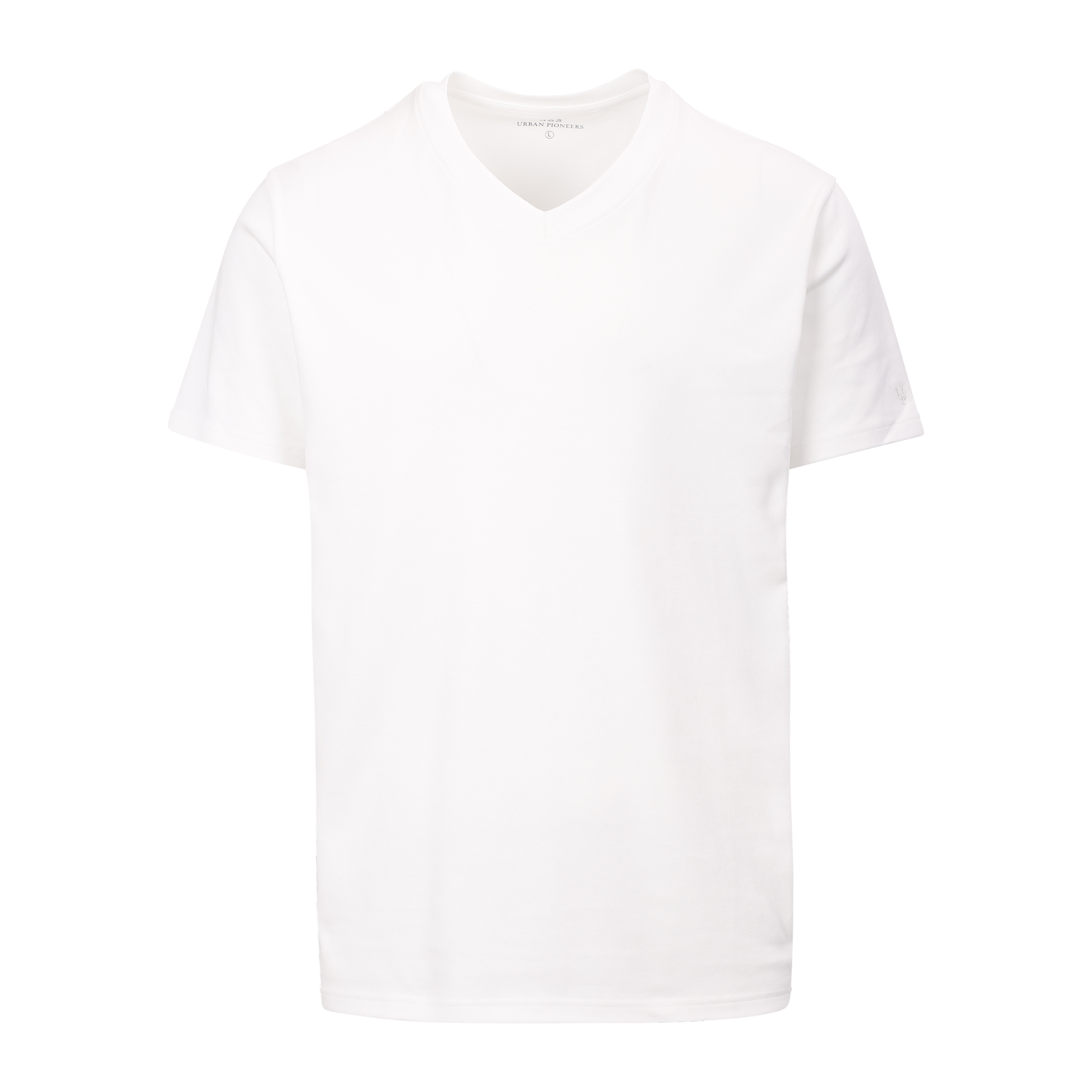 Urban Pioneers Male Bruno V-neck Tee T-SHIRT WHITE