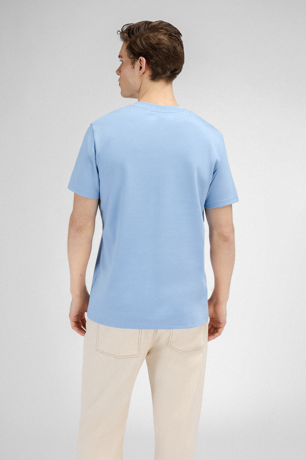 Urban Pioneers Male Bruno V-neck Tee T-SHIRT FOREVER BLUE