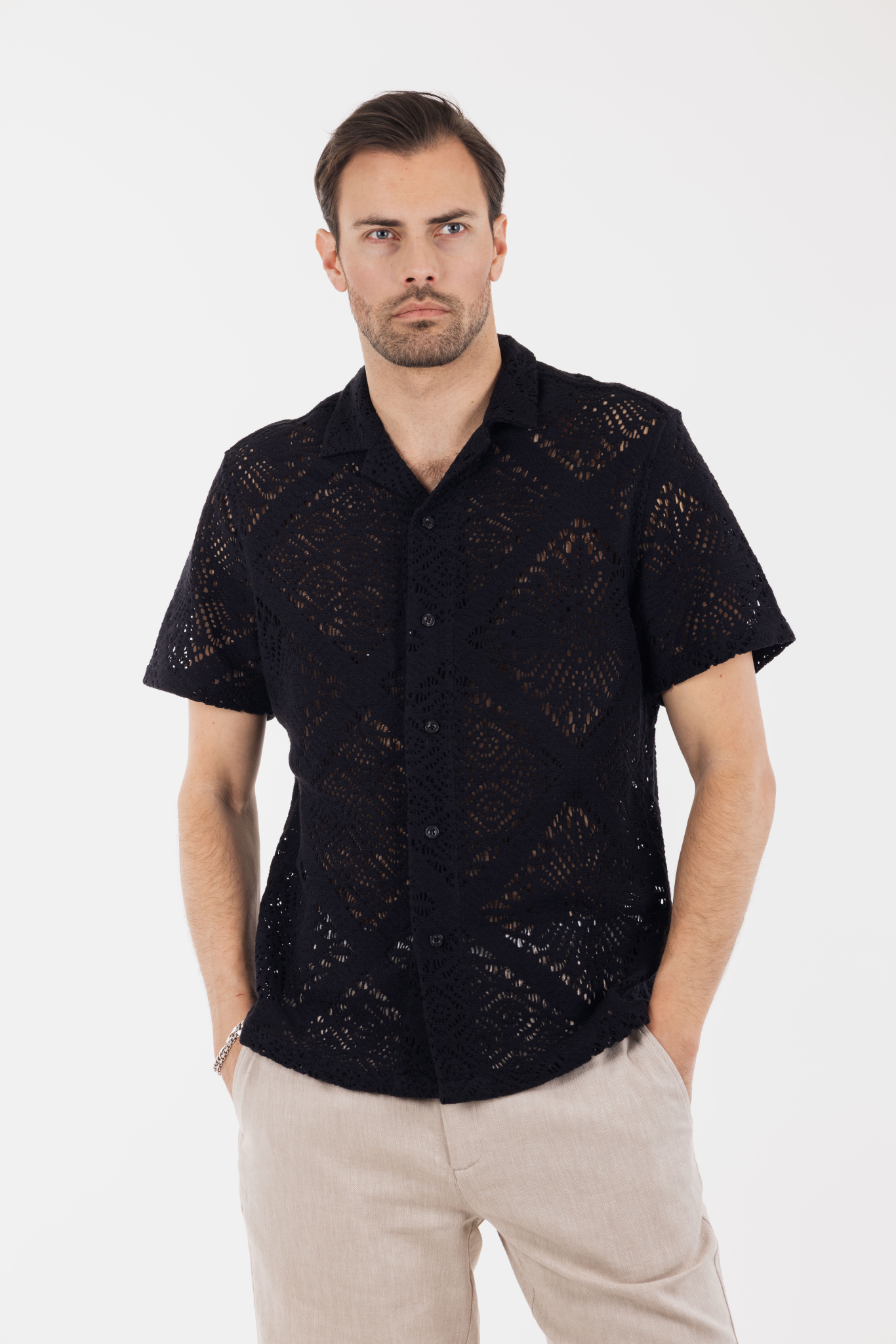 Urban Pioneers Male Cain Shirt SHIRT BLACK