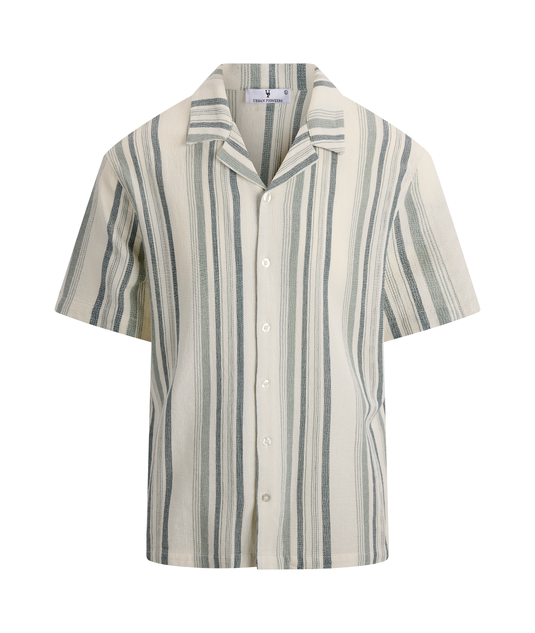 Urban Pioneers Male Carmelo SS Shirt SS SHIRT GREEN MULTI
