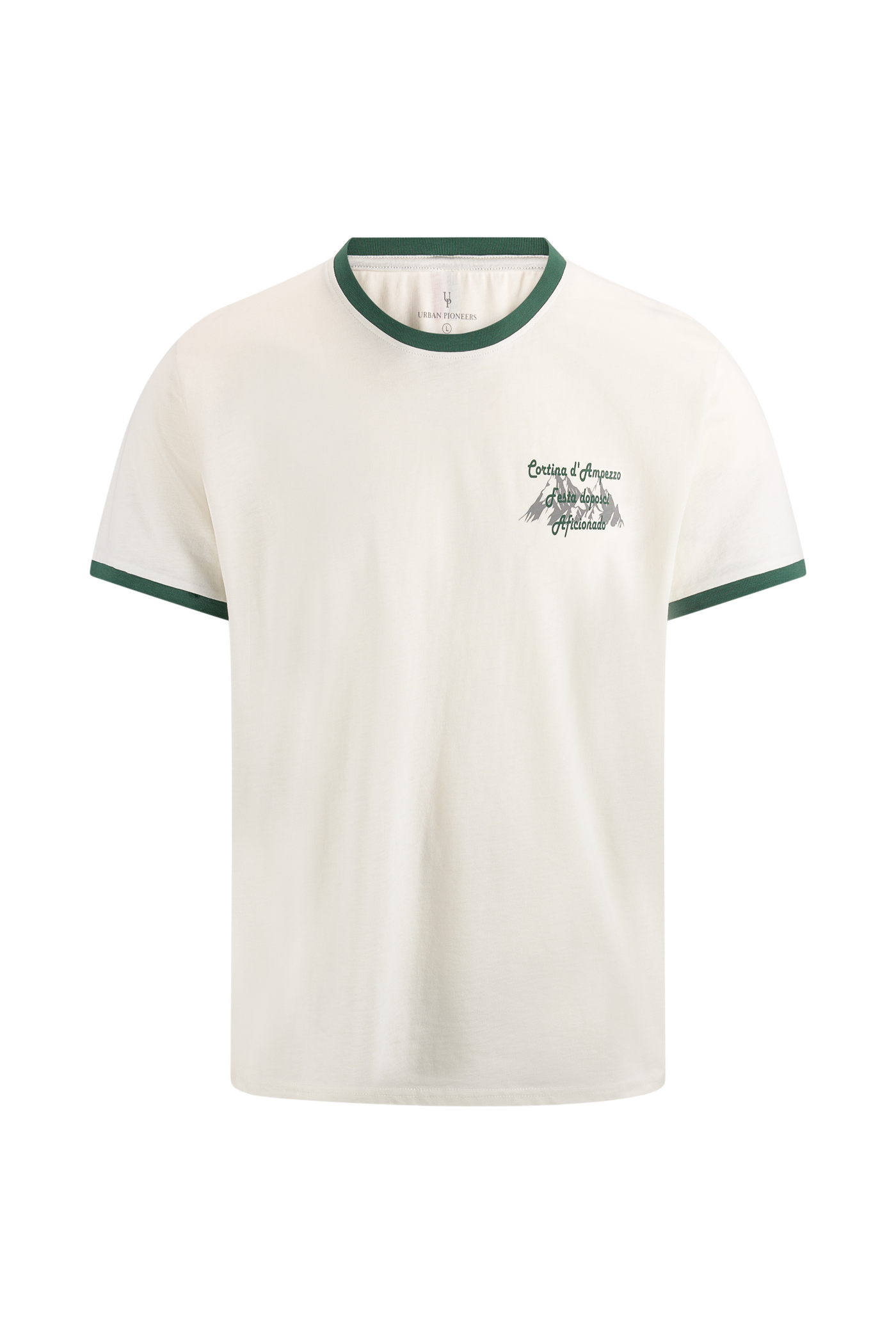 Urban Pioneers Male Carving Tee T-SHIRT GREEN