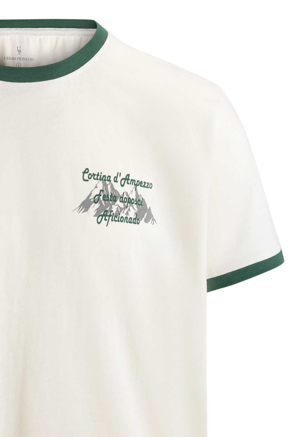 Urban Pioneers Male Carving Tee T-SHIRT GREEN