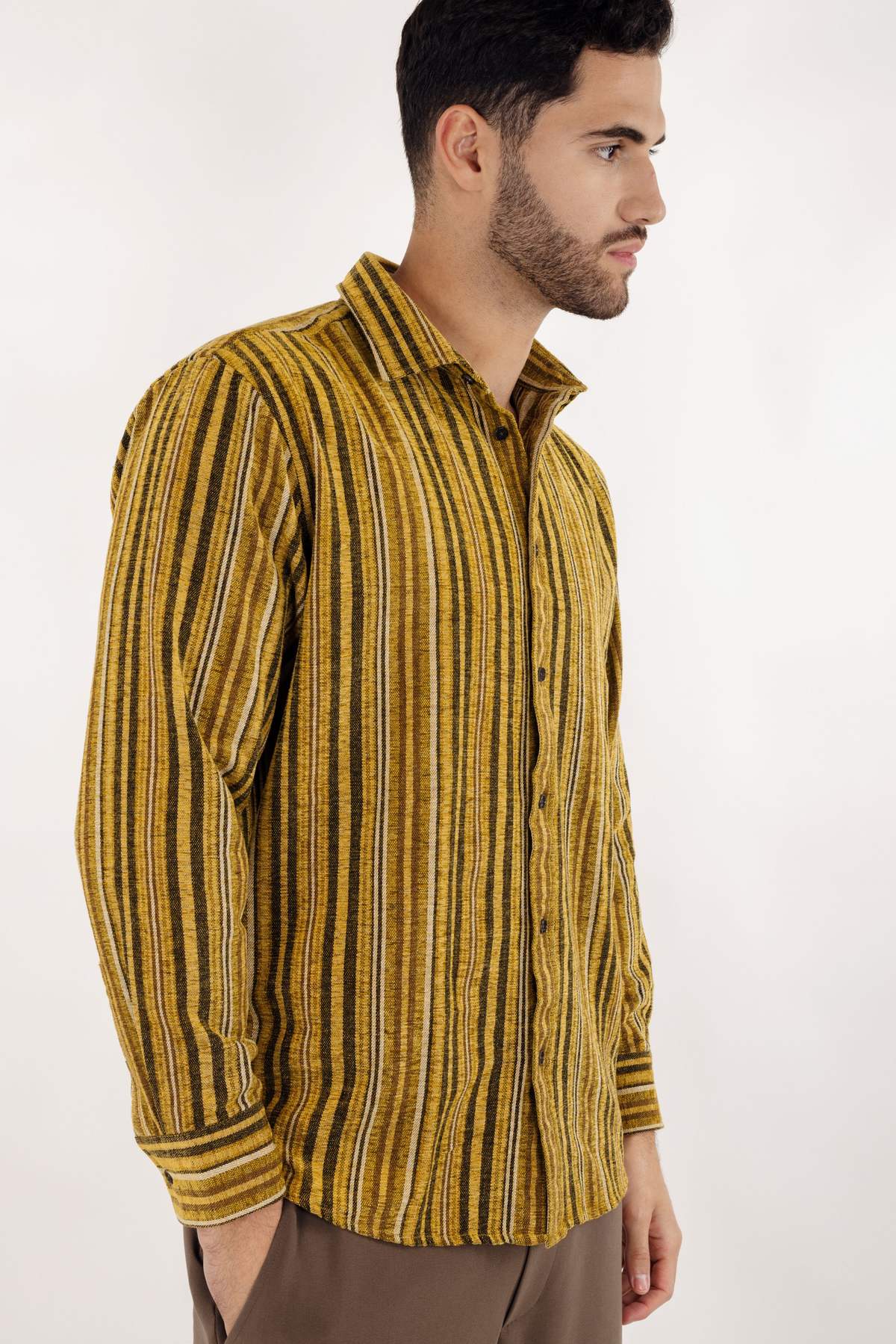 Urban Pioneers Male Cedrik Shirt SHIRT YELLOW