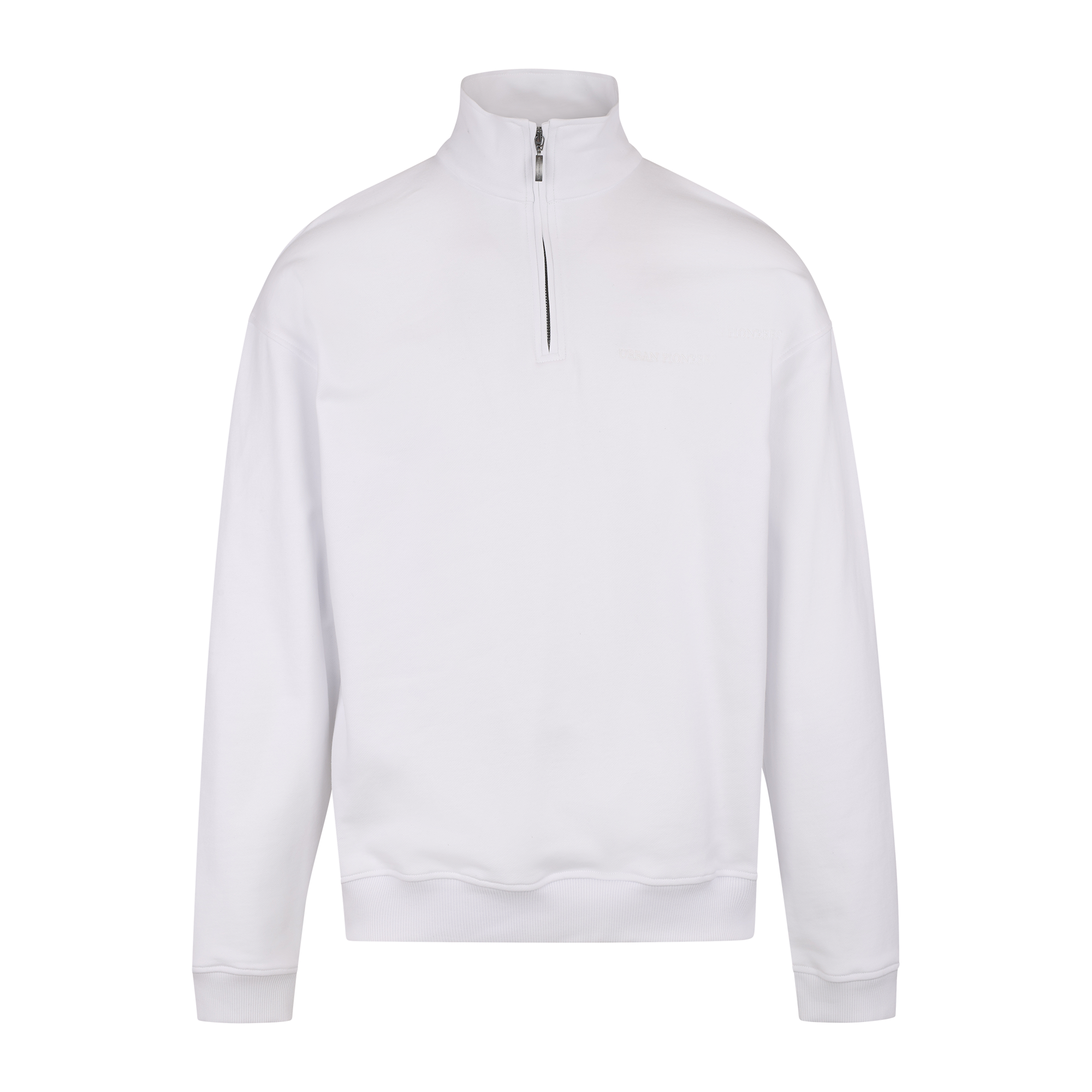 Urban Pioneers Male Chow Half-zip SWEATER WHITE