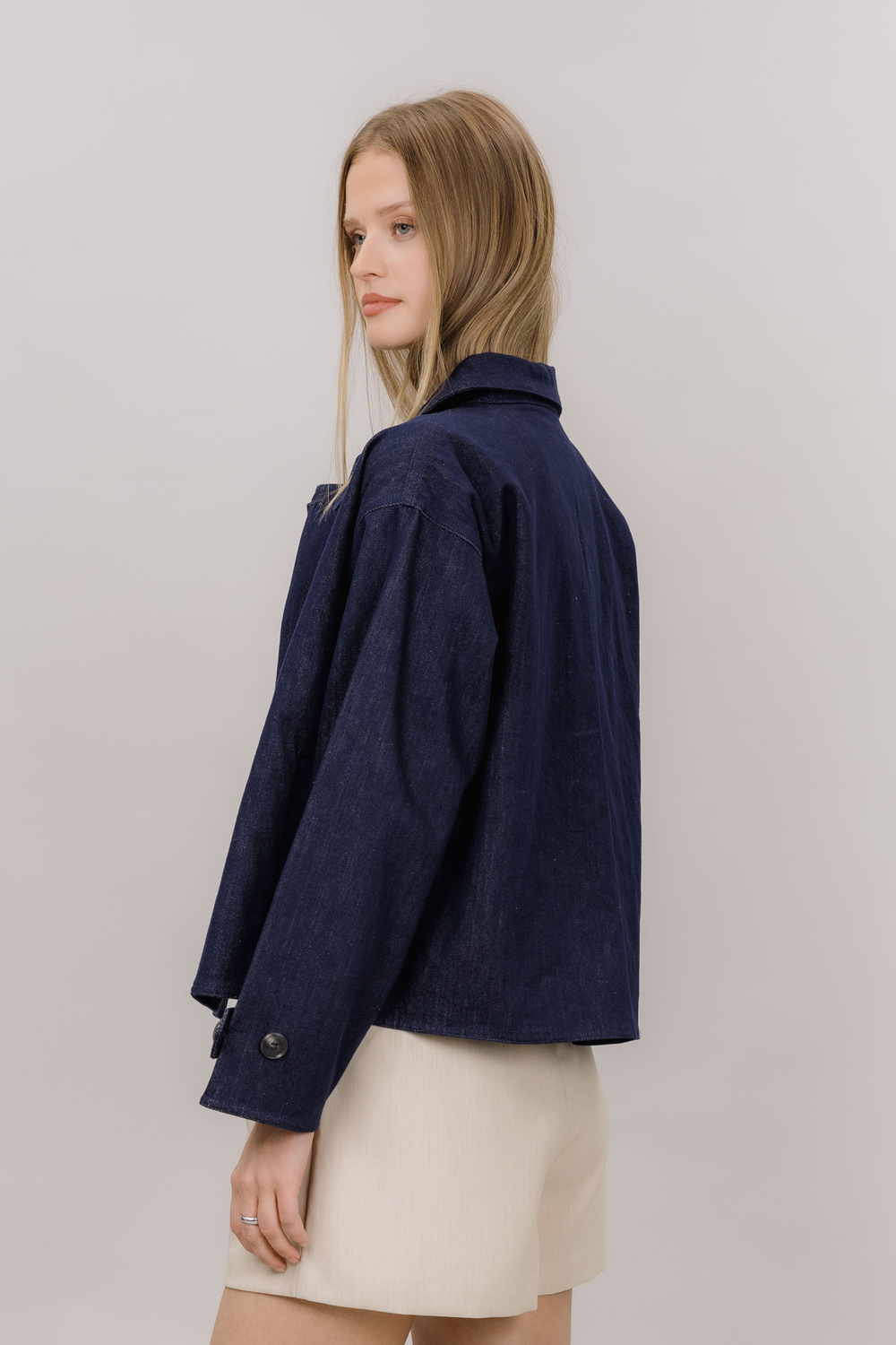 Urban Pioneers Female Cicely Trenchcoat COAT DARK NAVY DENIM