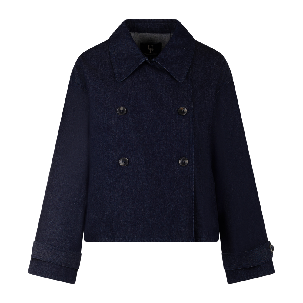Urban Pioneers Female Cicely Trenchcoat COAT DARK NAVY DENIM