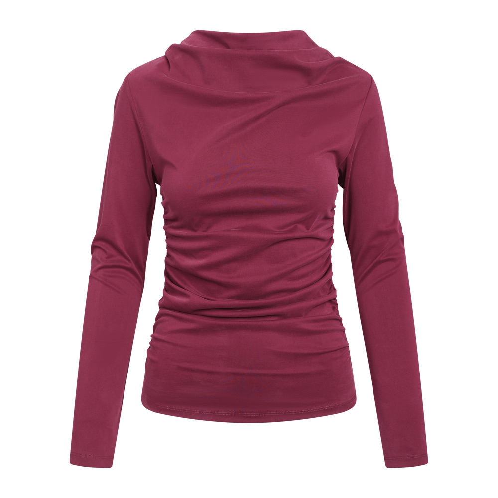Urban Pioneers Female Clio LS Top TOP BURGUNDY