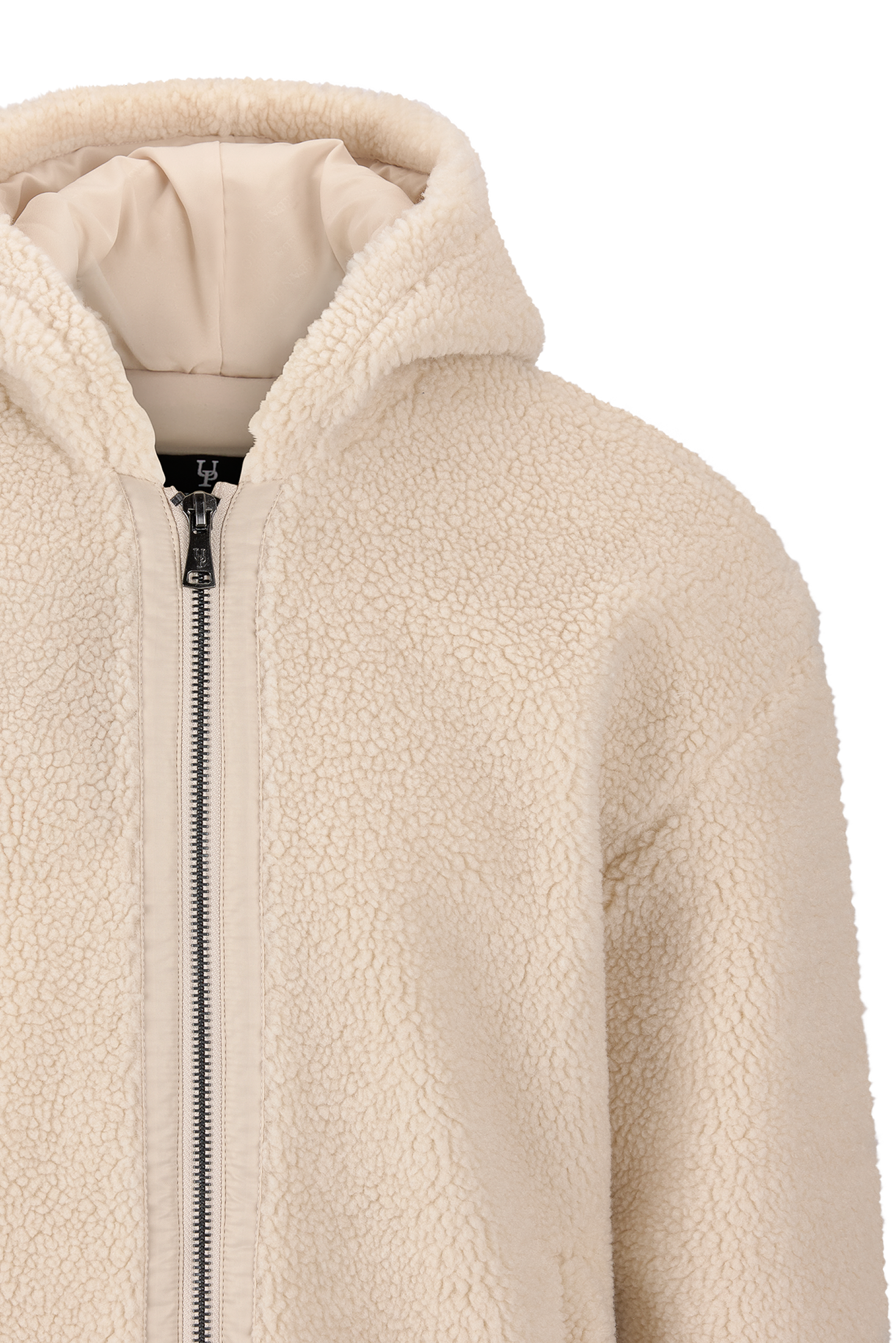 Urban Pioneers Male Corbin Fleece Zip Hoodie JACKET LIGHT SAND